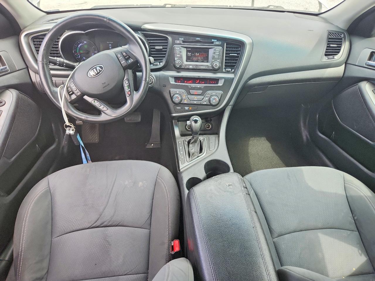 2013 Kia Optima Hybrid Silver vin: KNAGM4AD2D5044034