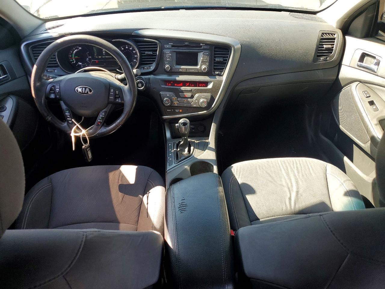 2013 Kia Optima Hybrid Charcoal vin: KNAGM4AD2D5054272