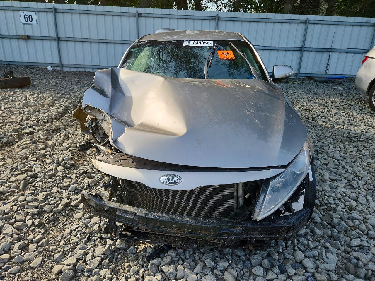 2013 Kia Optima Hybrid Серебряный vin: KNAGM4AD2D5055695