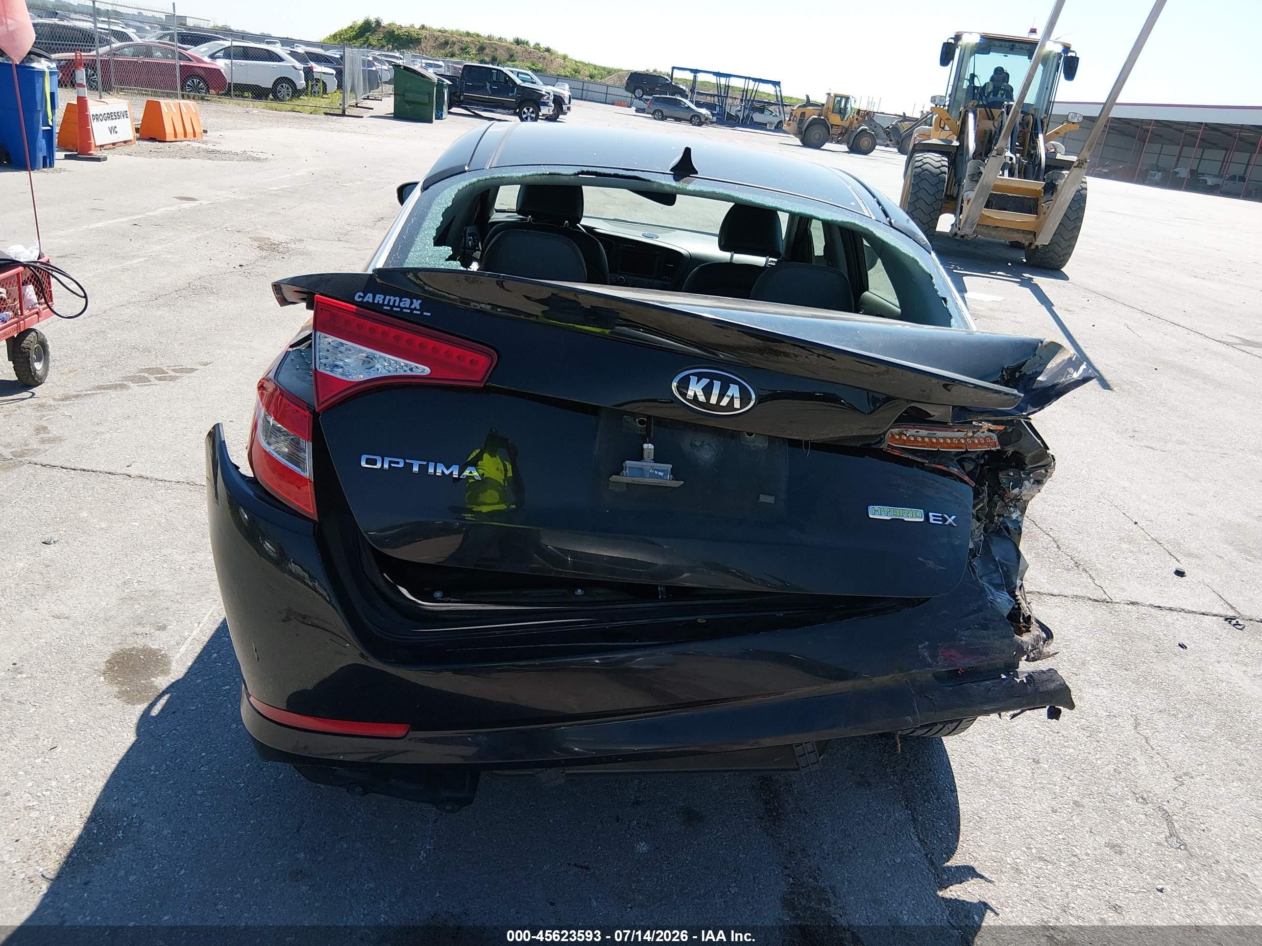 2013 Kia Optima Hybrid Ex Black vin: KNAGM4AD2D5058290