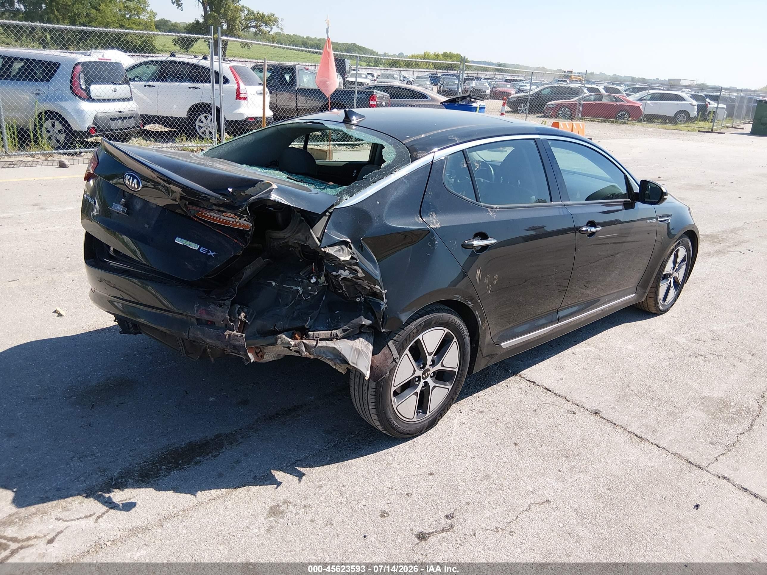 2013 Kia Optima Hybrid Ex Black vin: KNAGM4AD2D5058290