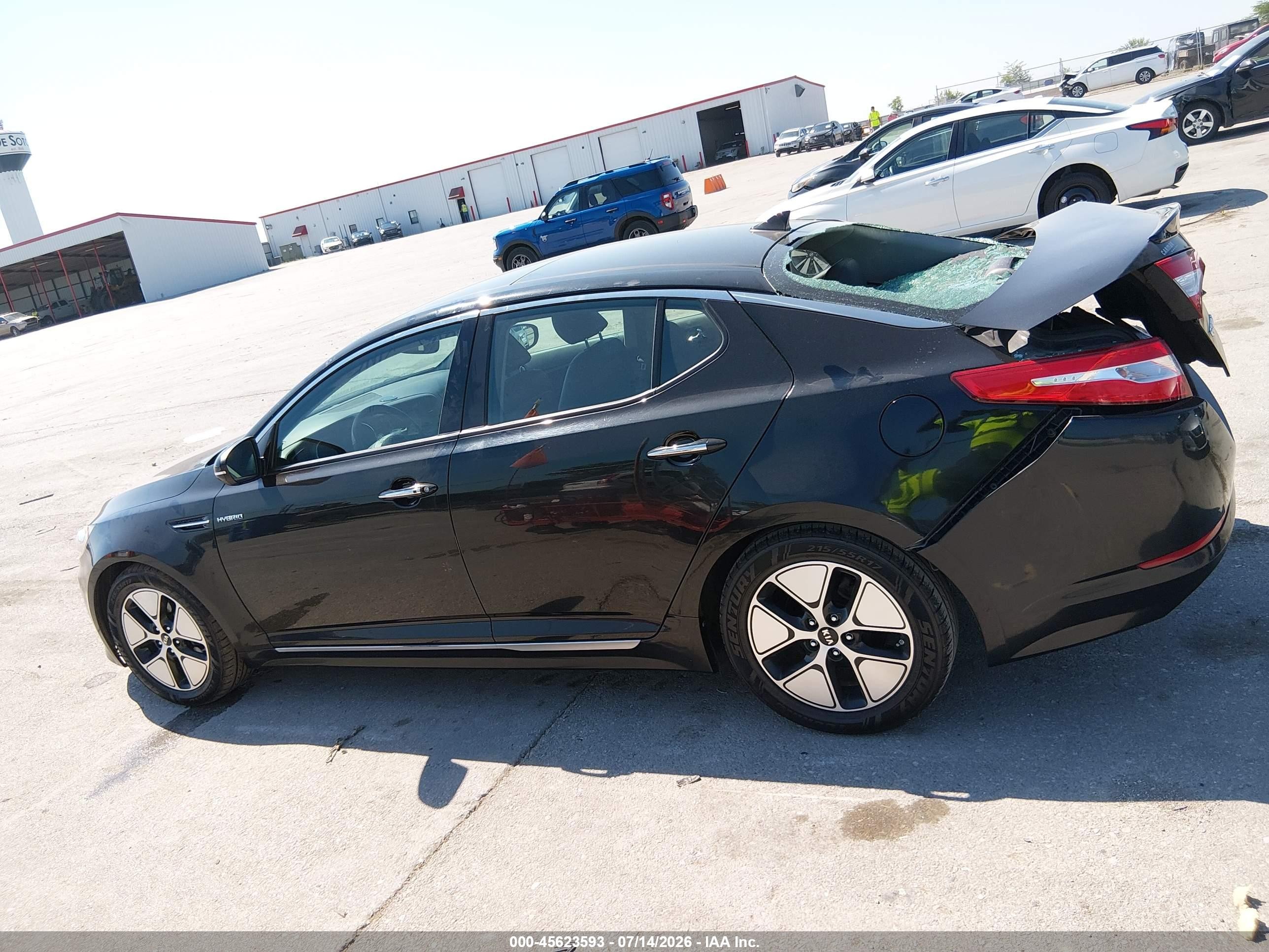 2013 Kia Optima Hybrid Ex Black vin: KNAGM4AD2D5058290