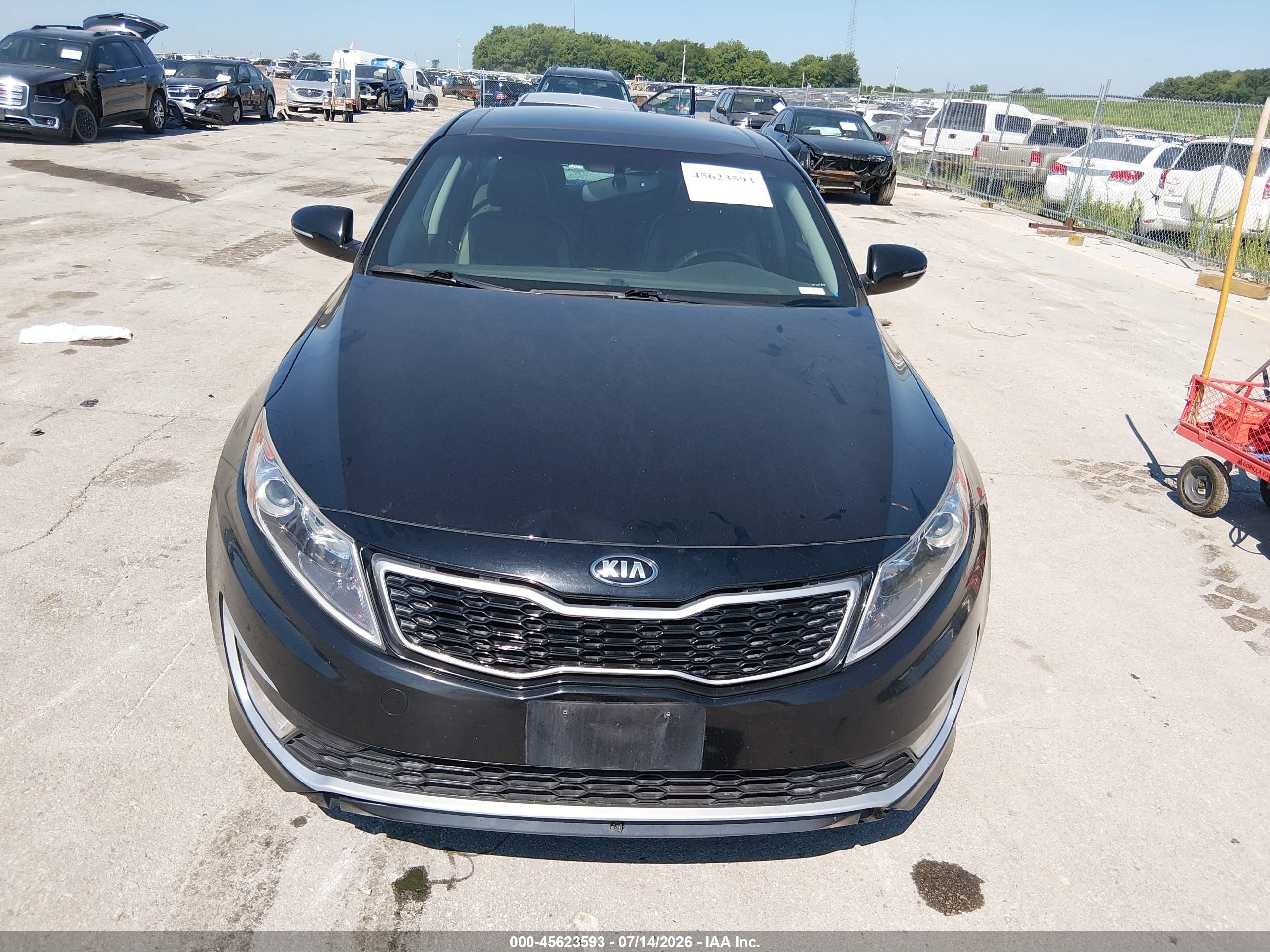 2013 Kia Optima Hybrid Ex Black vin: KNAGM4AD2D5058290