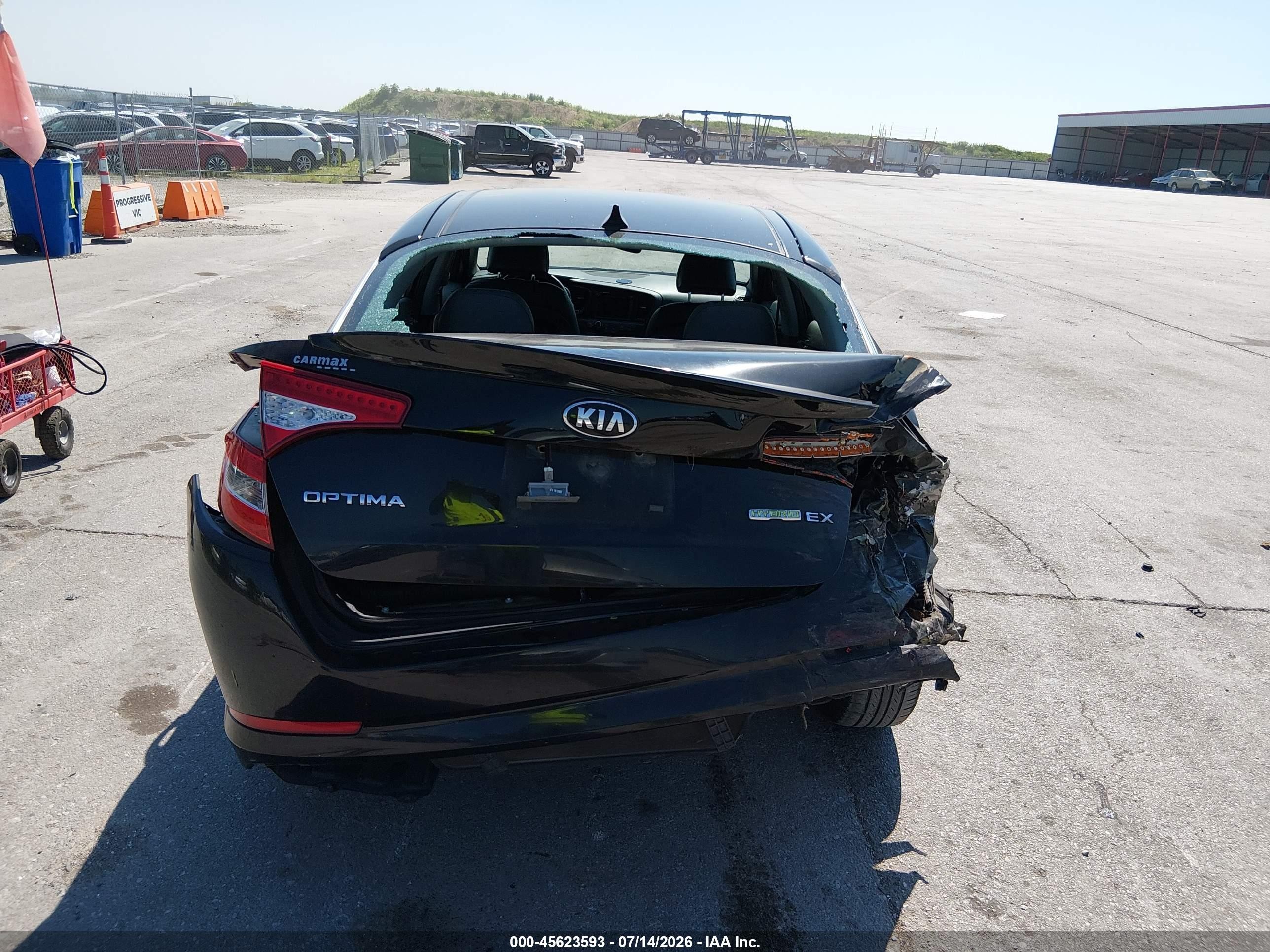 2013 Kia Optima Hybrid Ex Black vin: KNAGM4AD2D5058290