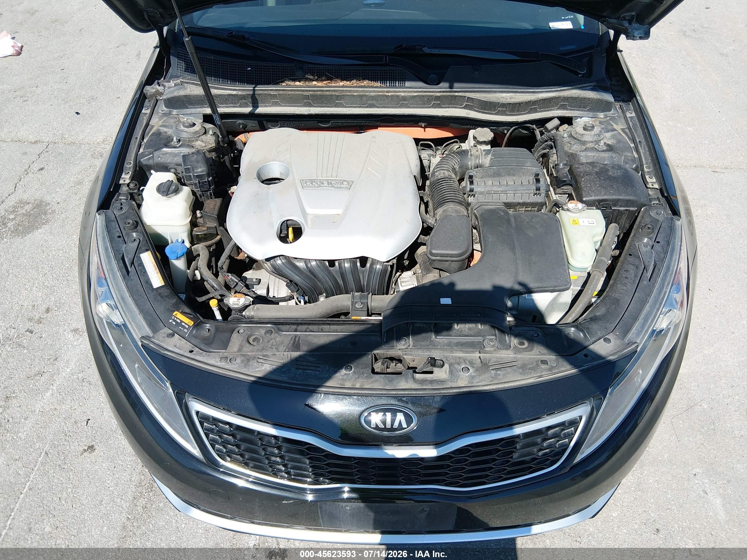2013 Kia Optima Hybrid Ex Black vin: KNAGM4AD2D5058290