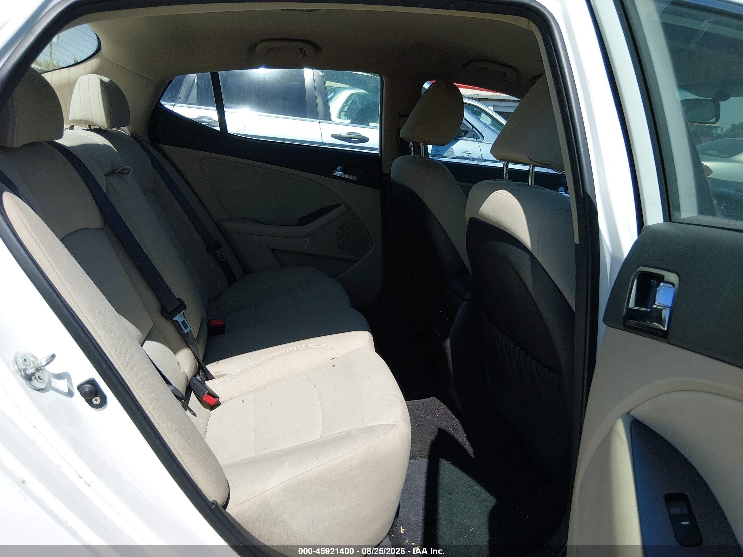 2013 Kia Optima Hybrid Lx White vin: KNAGM4AD2D5061559