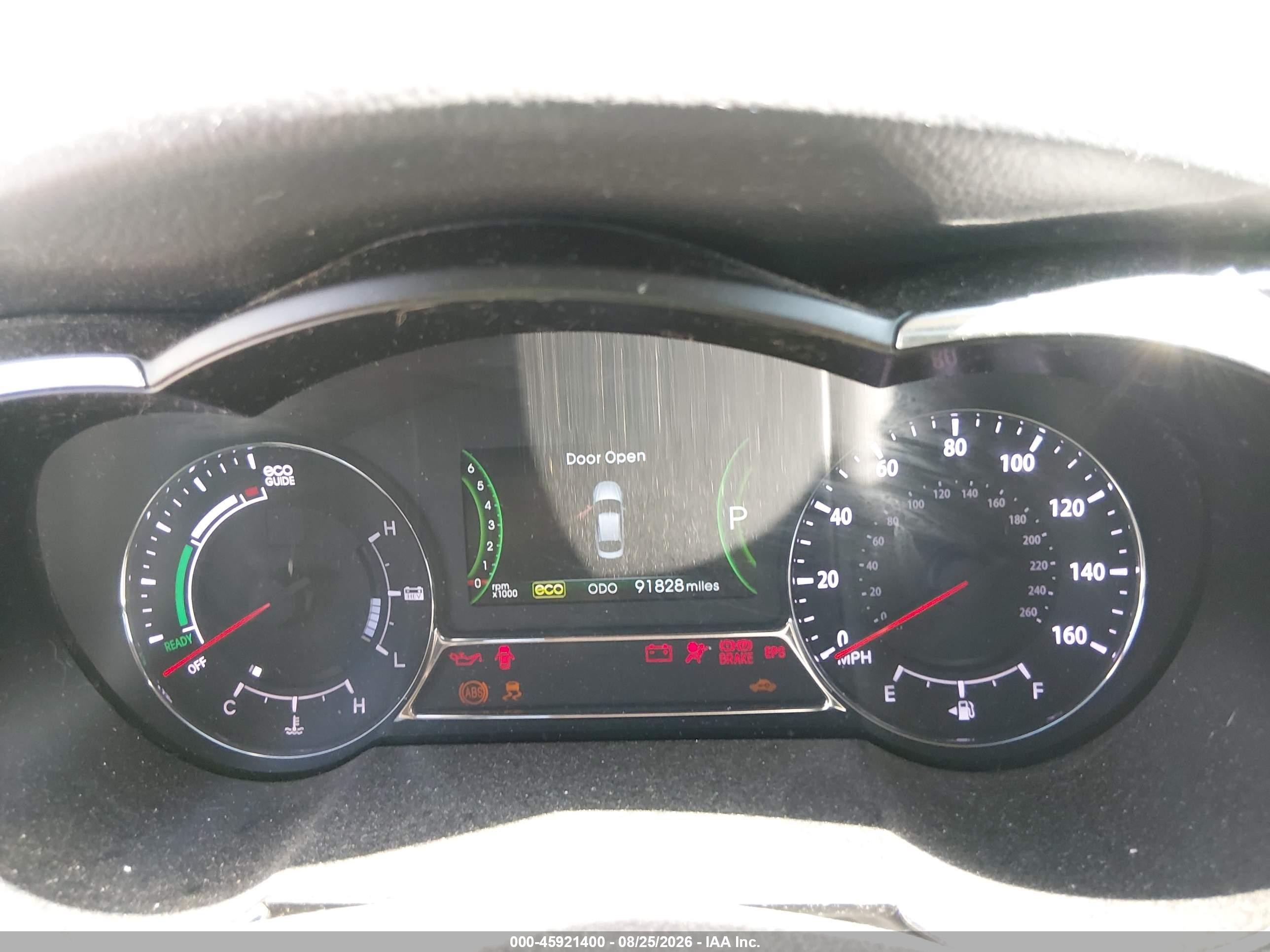 2013 Kia Optima Hybrid Lx White vin: KNAGM4AD2D5061559
