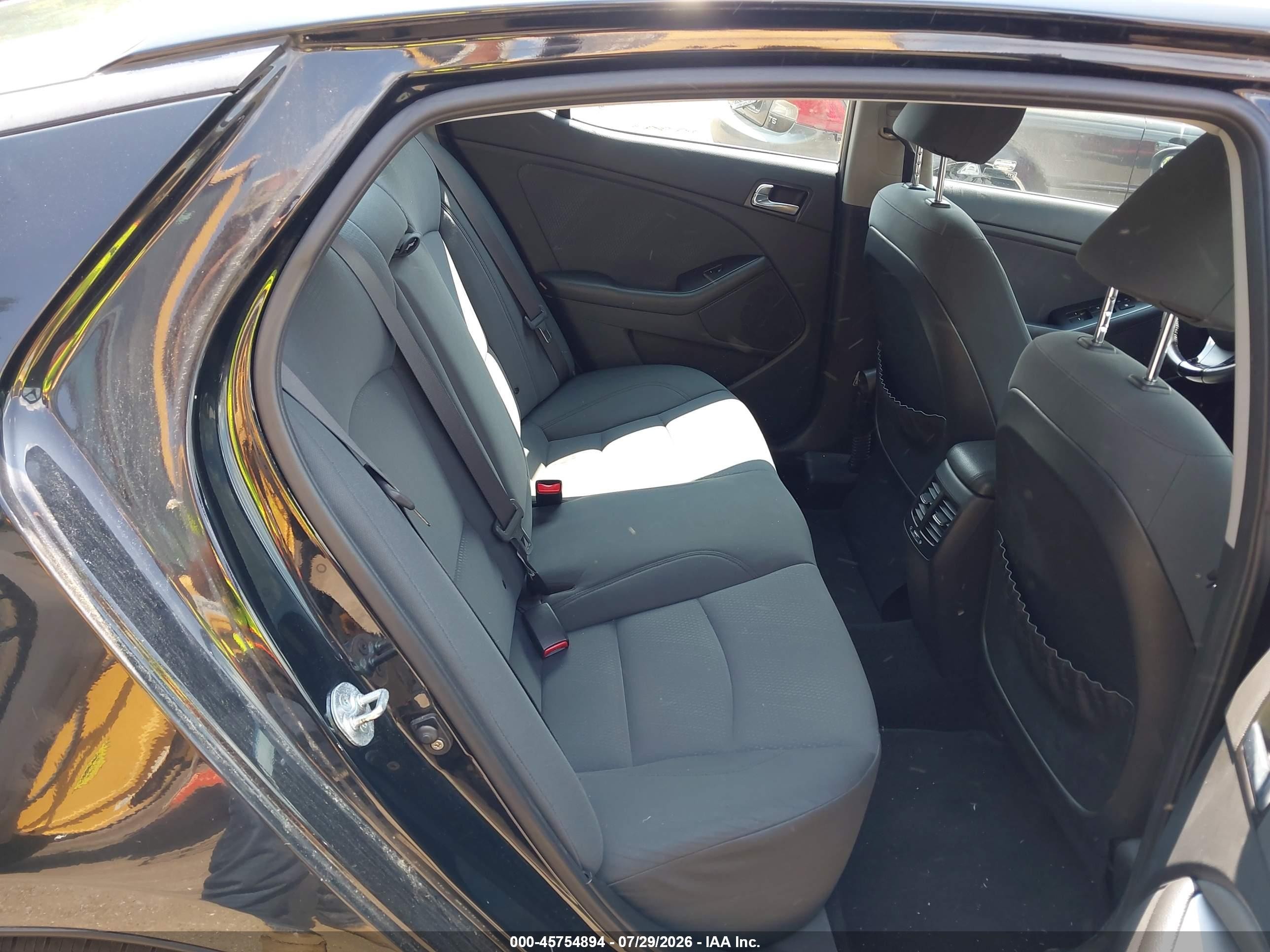 2014 Kia Optima Hybrid Lx Black vin: KNAGM4AD2E5064365