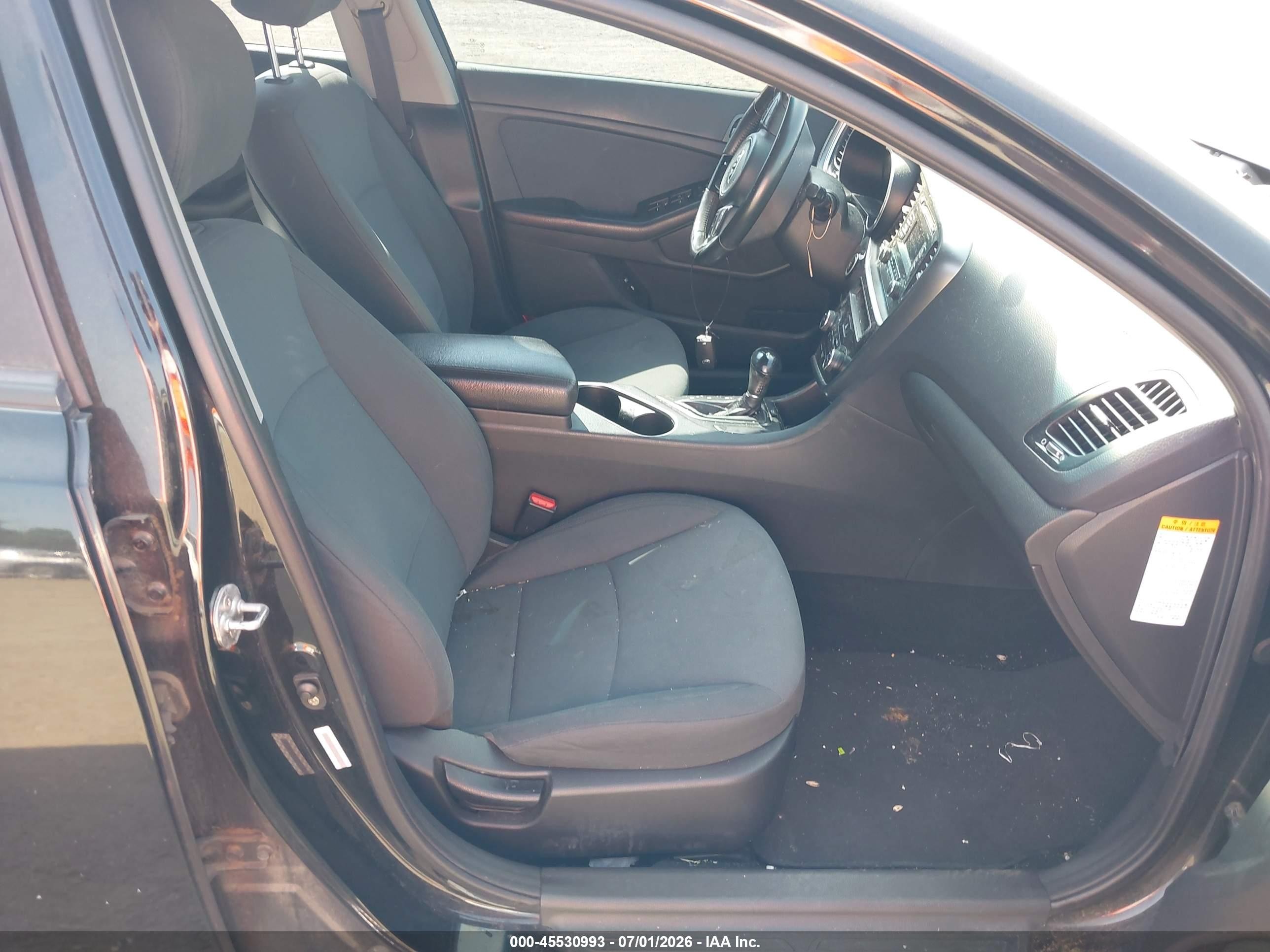 2014 Kia Optima Hybrid Lx Black vin: KNAGM4AD2E5065239