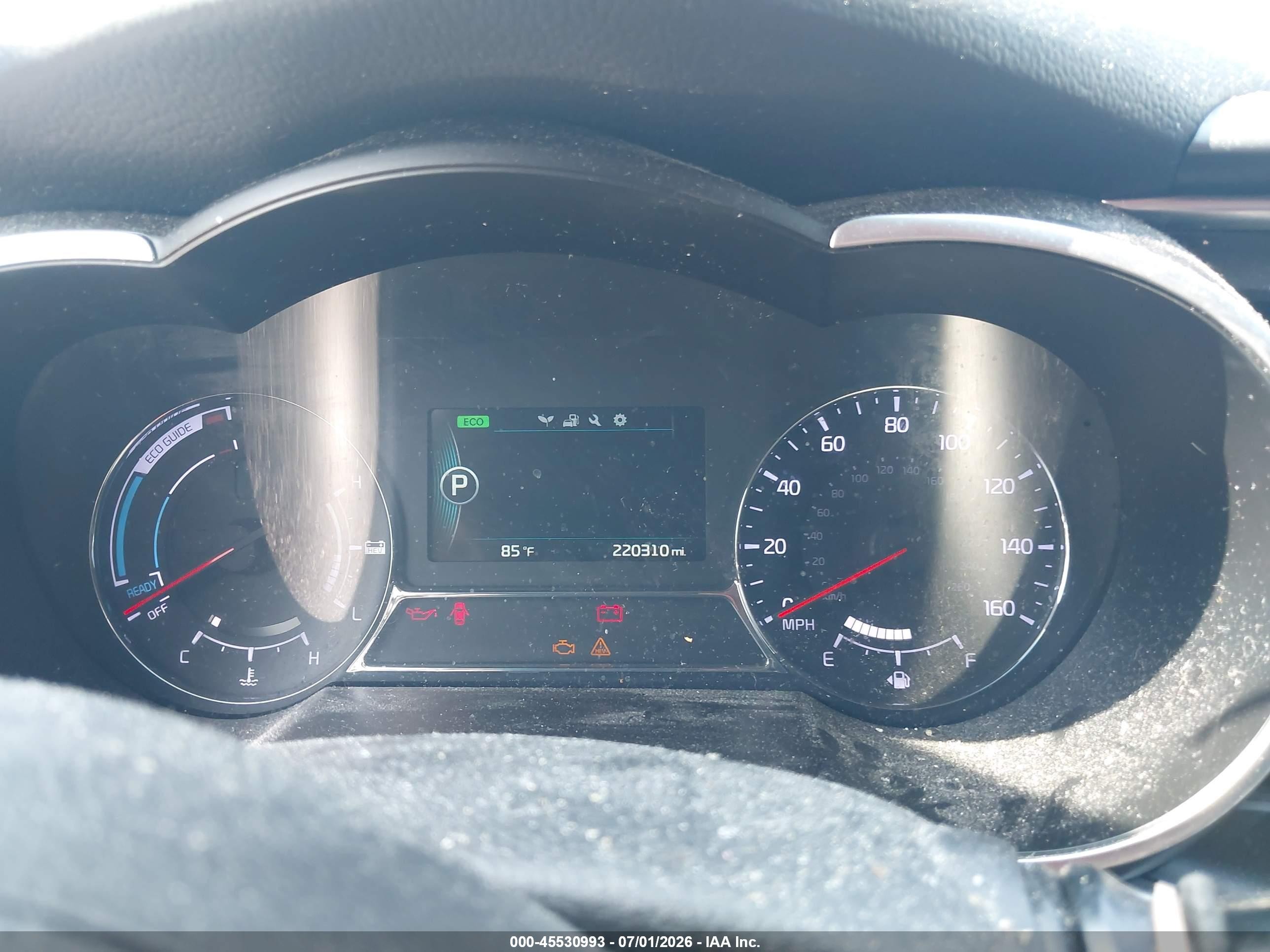 2014 Kia Optima Hybrid Lx Black vin: KNAGM4AD2E5065239