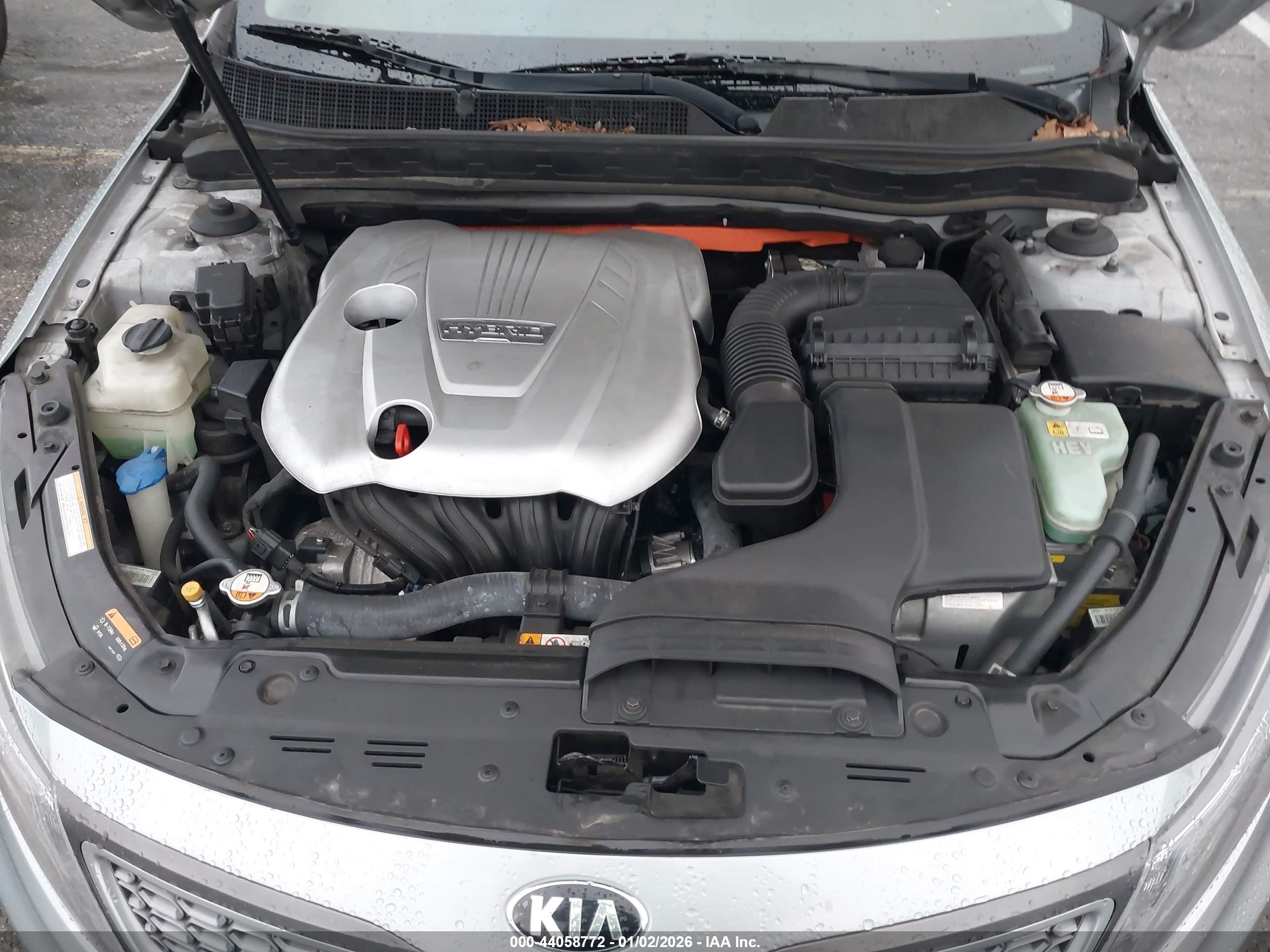 2015 Kia Optima Hybrid   Silver vin: KNAGM4AD2F5084729