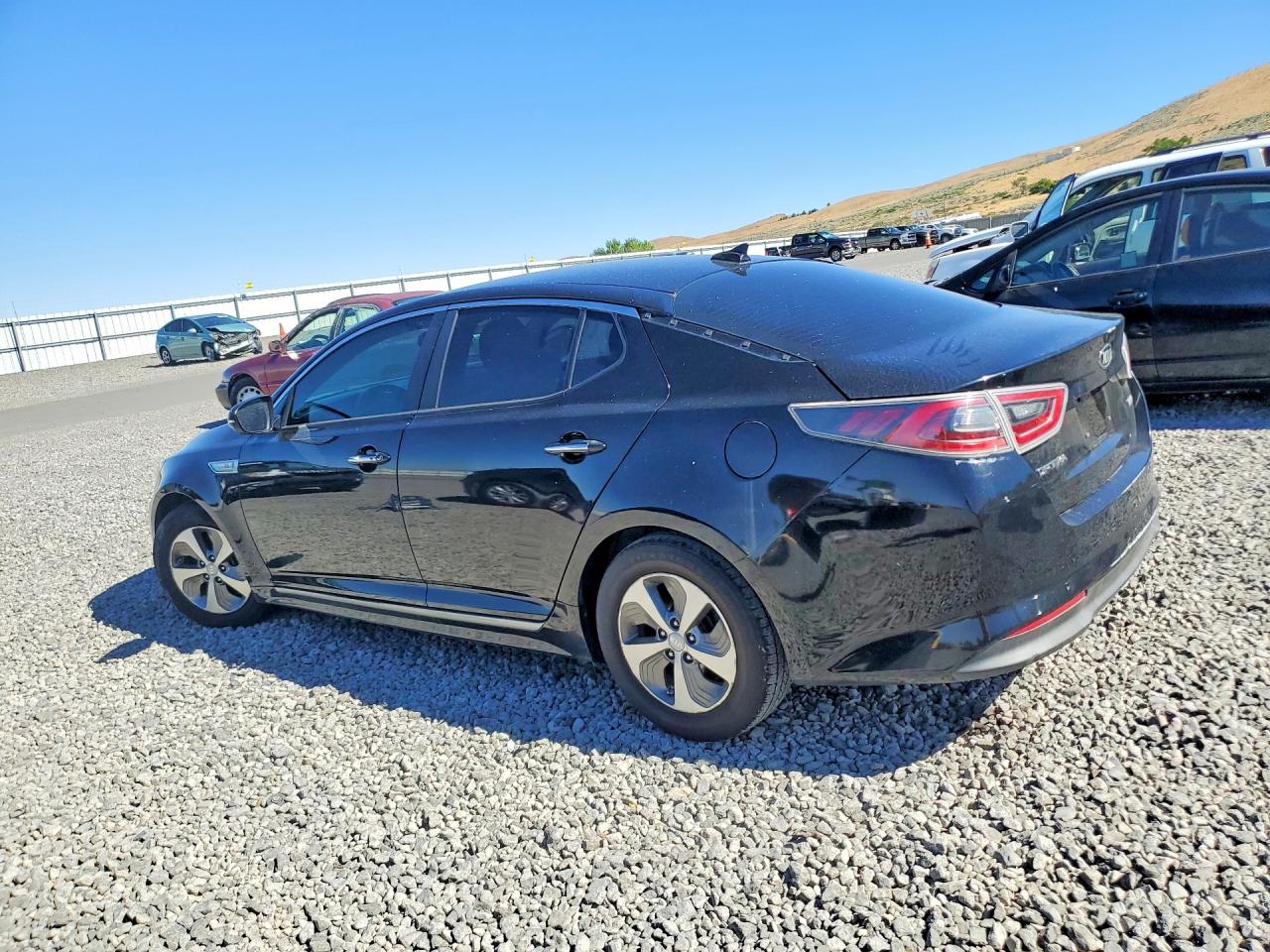 2015 Kia Optima Hybrid Black vin: KNAGM4AD2F5086447