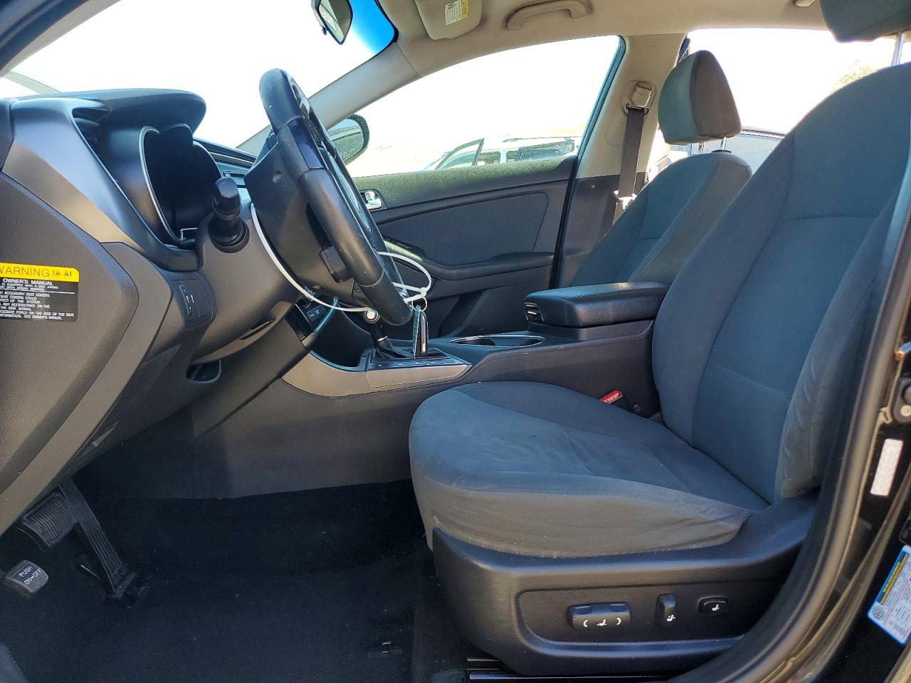 2015 Kia Optima Hybrid Black vin: KNAGM4AD2F5086447