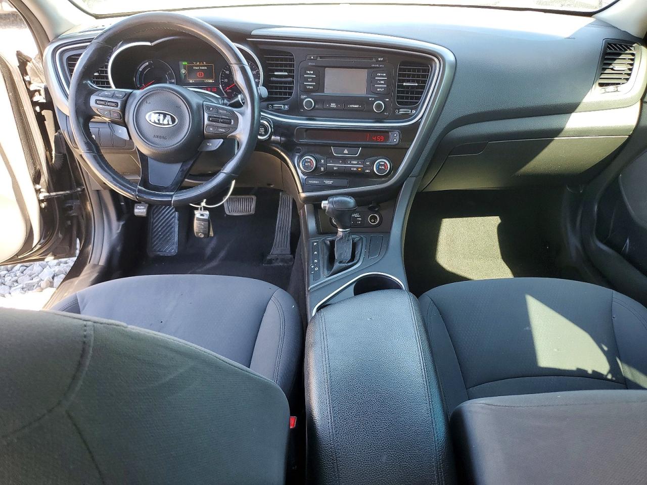 2015 Kia Optima Hybrid Black vin: KNAGM4AD2F5086447