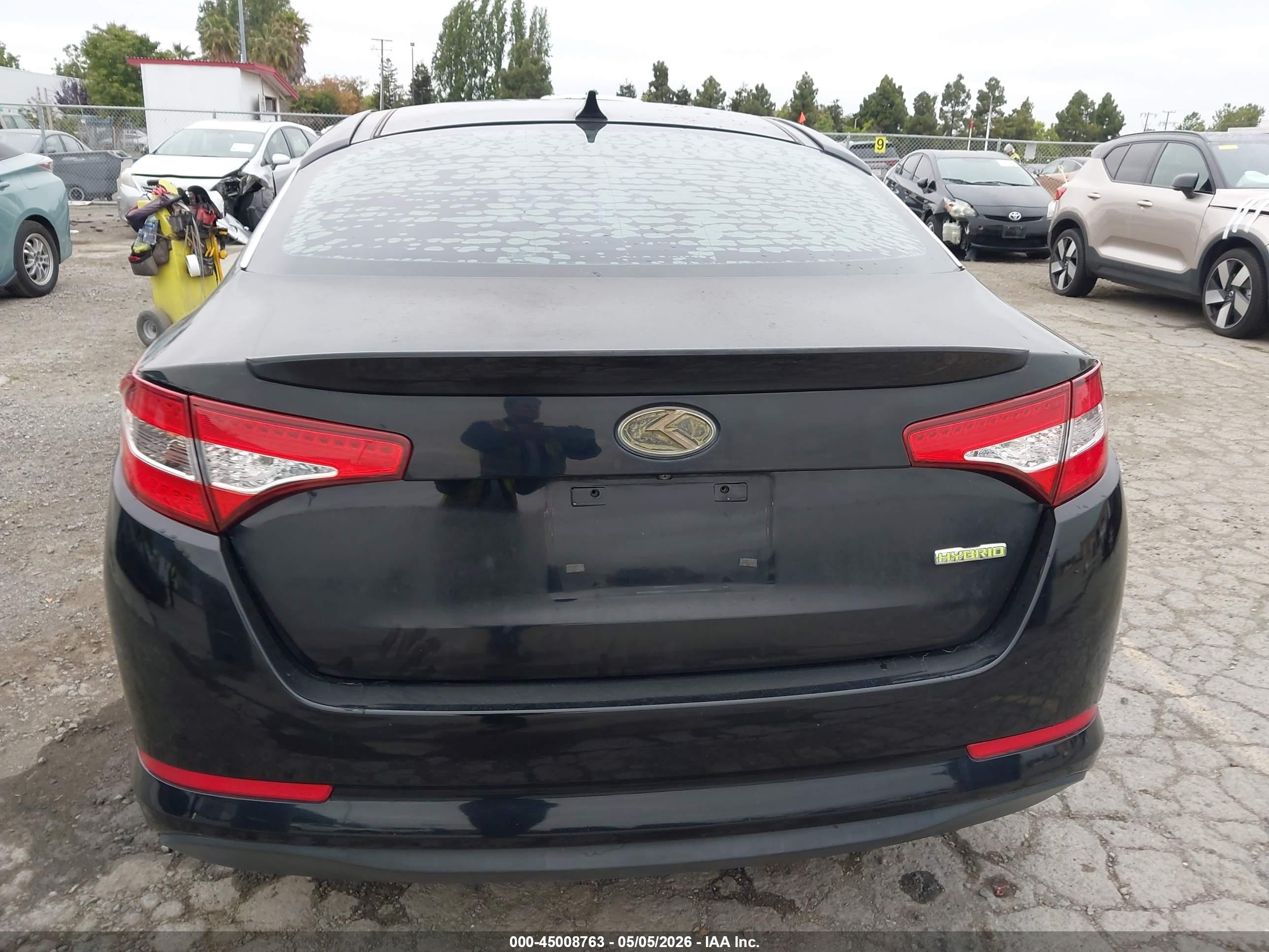 2012 Kia Optima Hybrid Ex Black vin: KNAGM4AD3C5022011