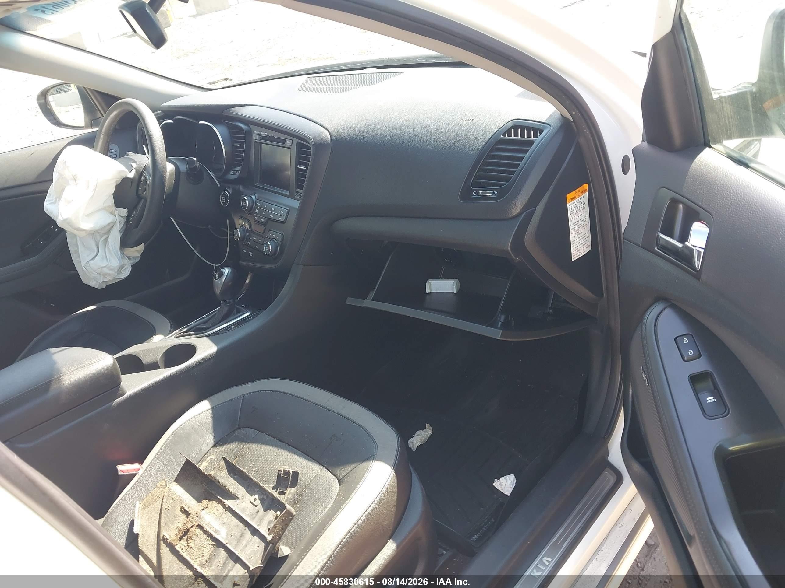 2012 Kia Optima Hybrid Ex Белый vin: KNAGM4AD3C5033090