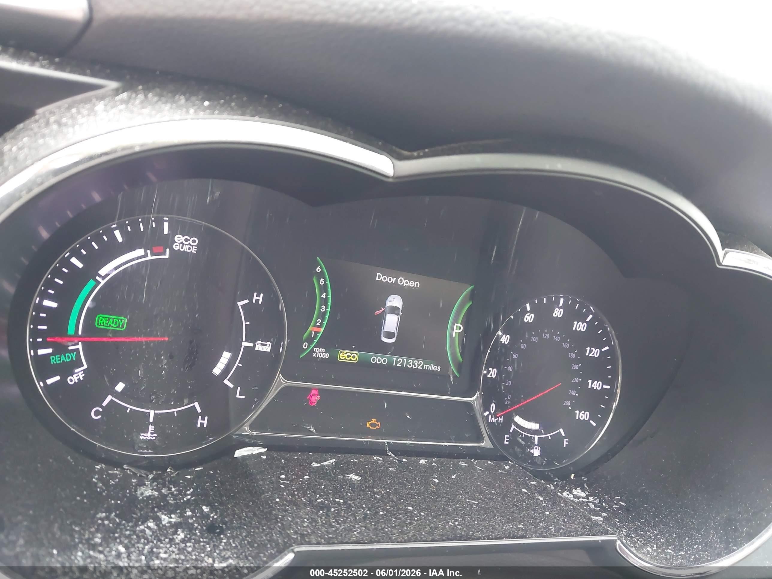2013 Kia Optima Hybrid Lx Silver vin: KNAGM4AD3D5042812