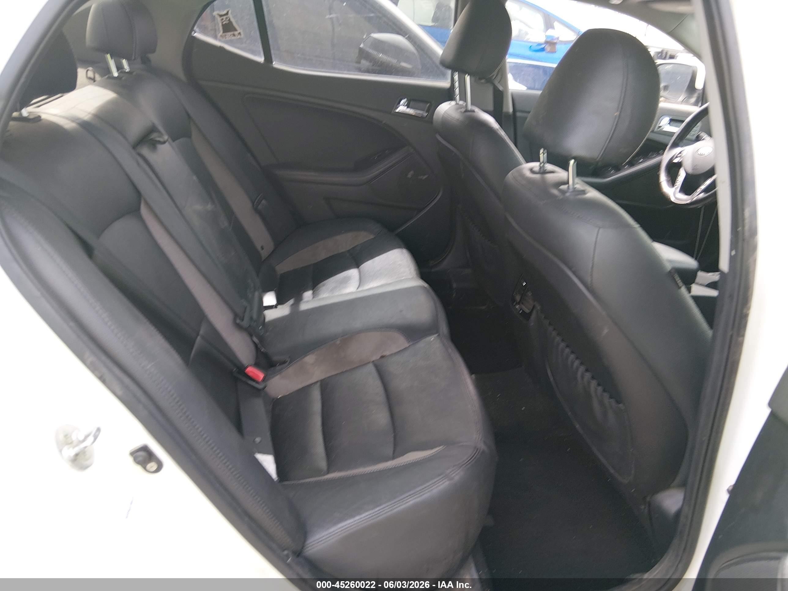 2013 Kia Optima Hybrid Ex White vin: KNAGM4AD3D5046455