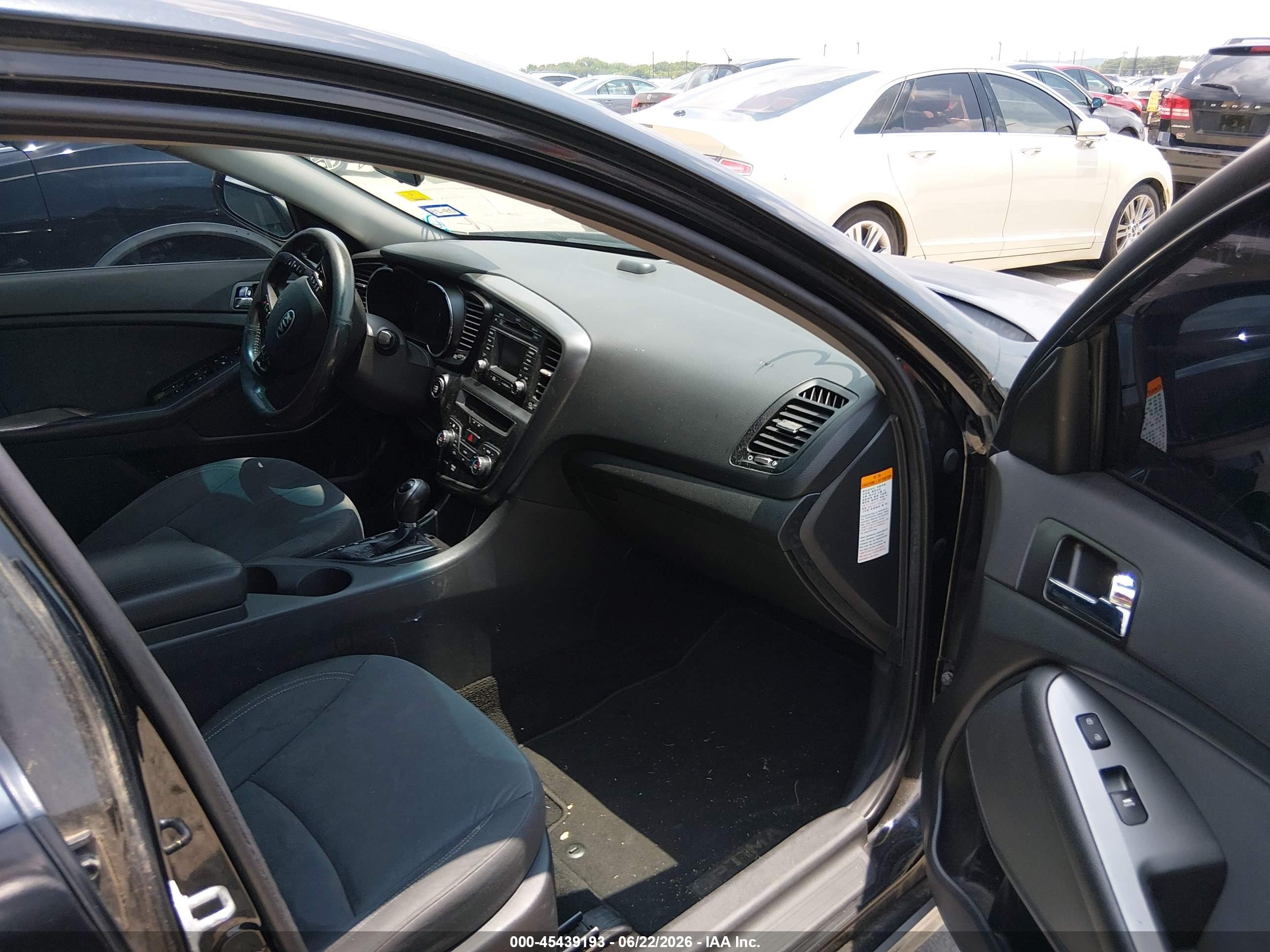 2013 Kia Optima Hybrid Lx Black vin: KNAGM4AD3D5052305