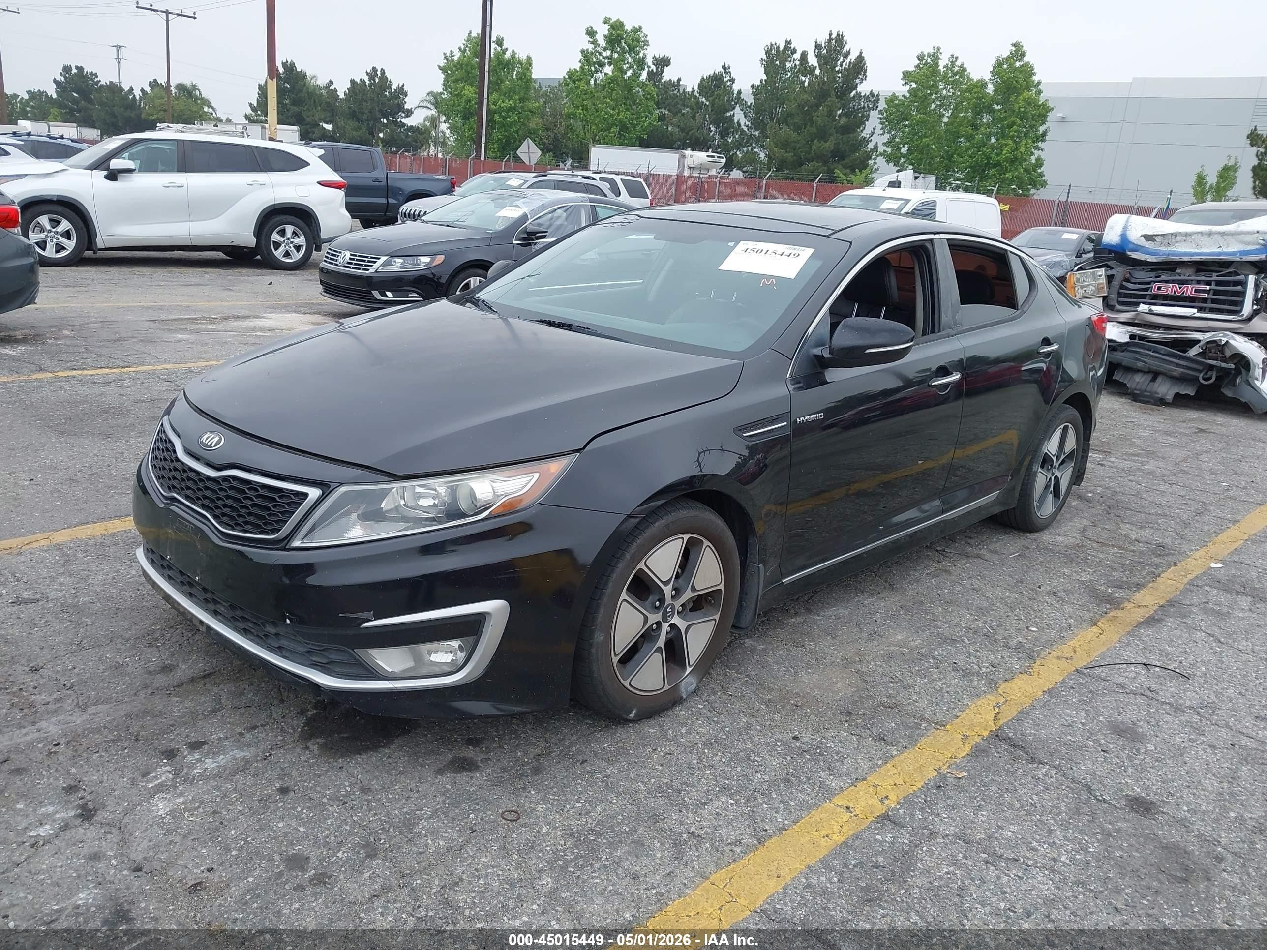 2013 Kia Optima Hybrid Ex Black vin: KNAGM4AD3D5057701
