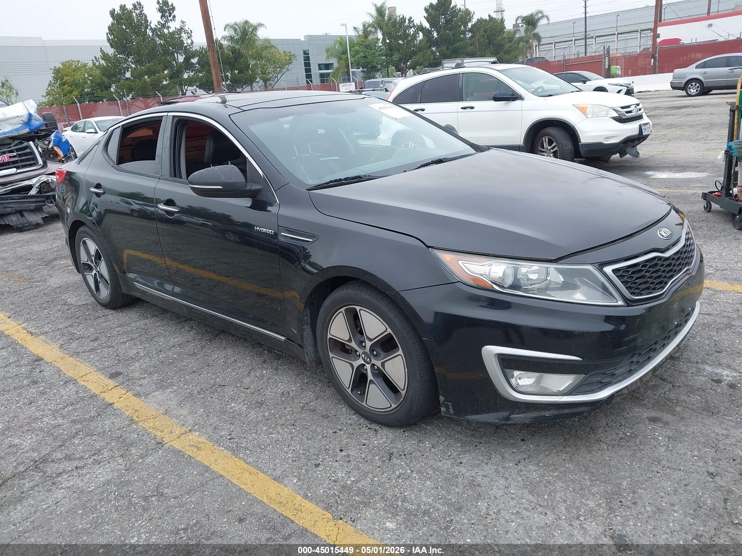 2013 Kia Optima Hybrid Ex Black vin: KNAGM4AD3D5057701