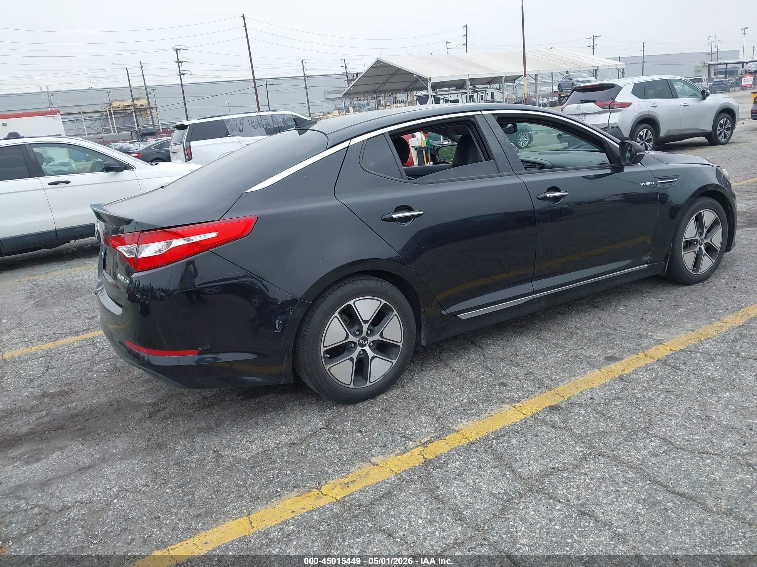2013 Kia Optima Hybrid Ex Black vin: KNAGM4AD3D5057701