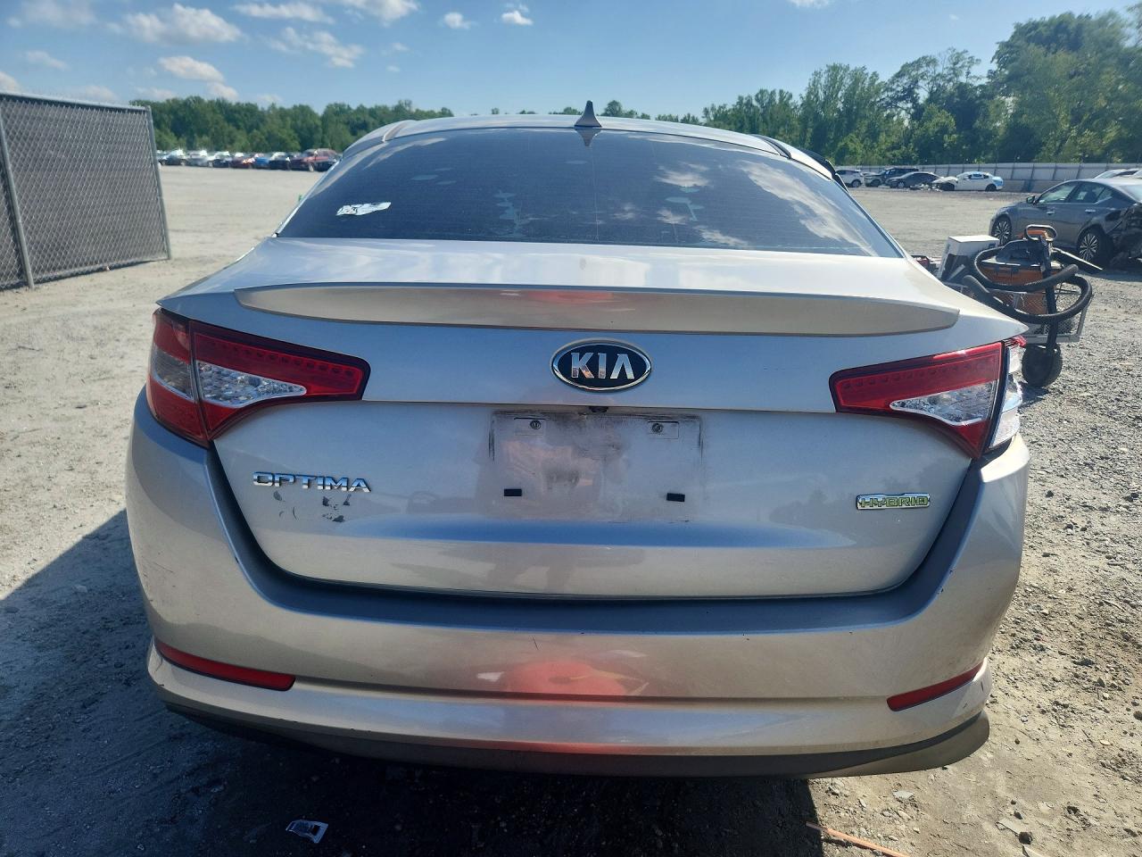 2013 Kia Optima Hybrid Silver vin: KNAGM4AD3D5061344