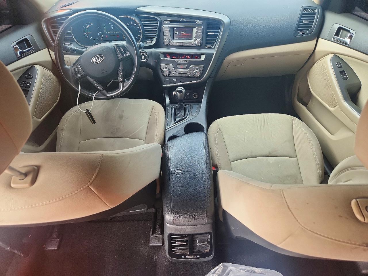 2013 Kia Optima Hybrid Silver vin: KNAGM4AD3D5061344