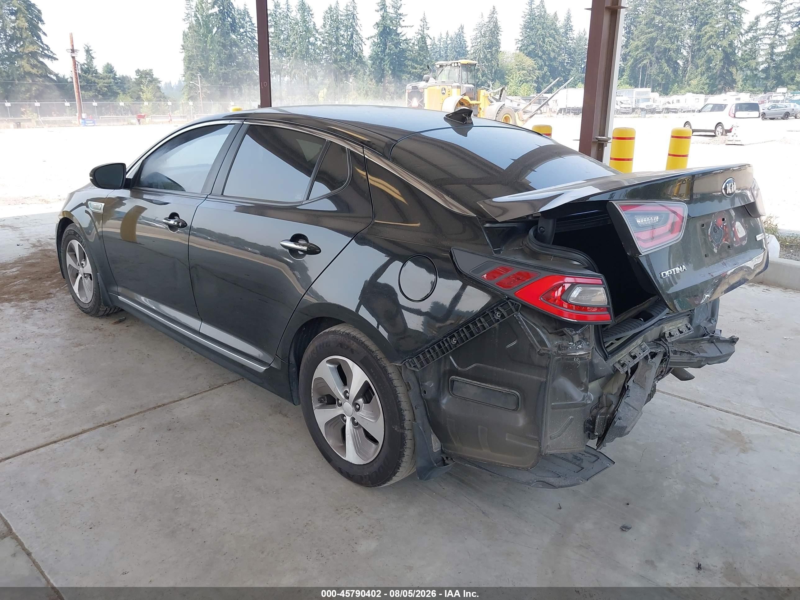 2014 Kia Optima Hybrid Lx Black vin: KNAGM4AD3E5068246