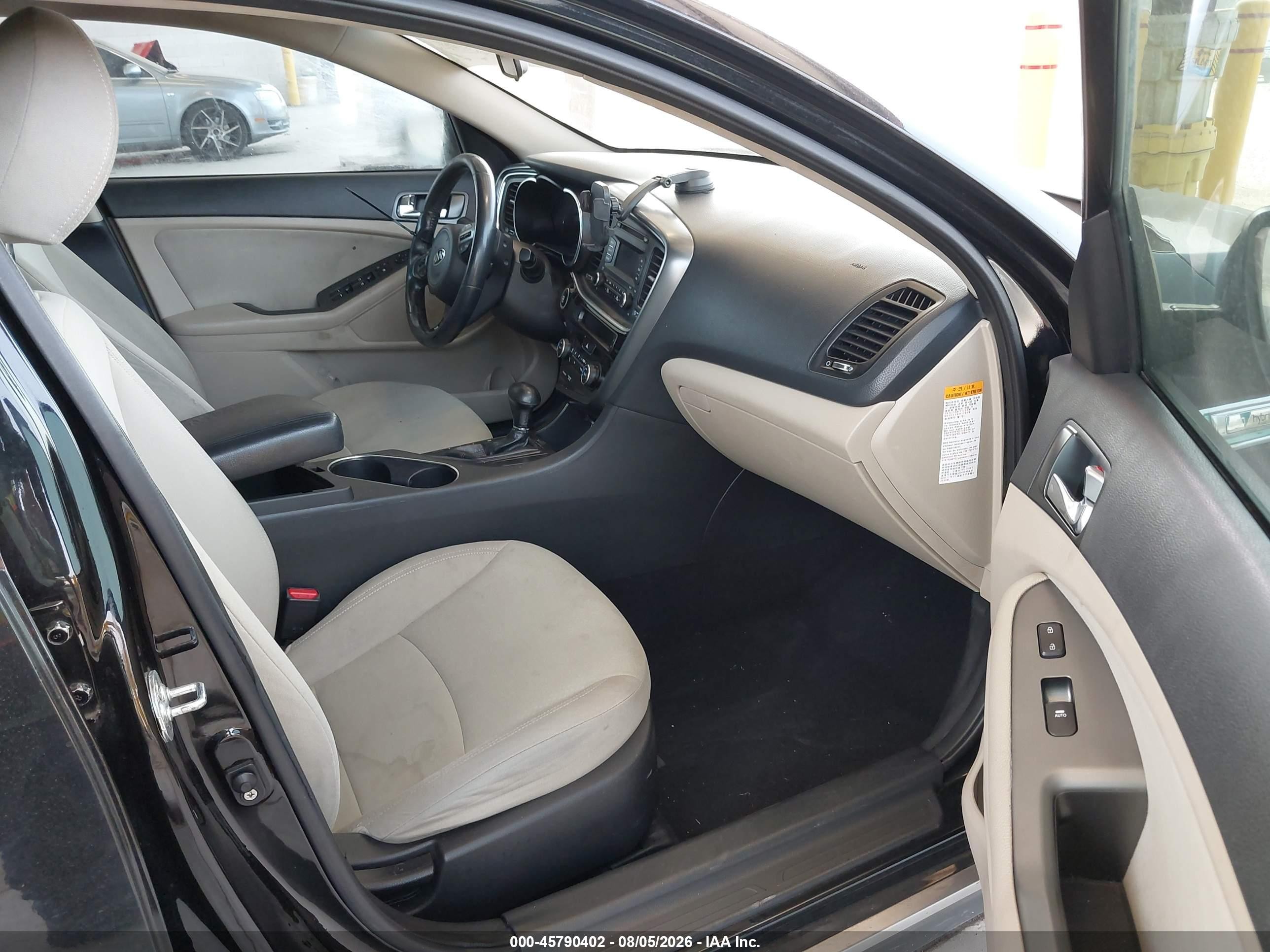 2014 Kia Optima Hybrid Lx Black vin: KNAGM4AD3E5068246