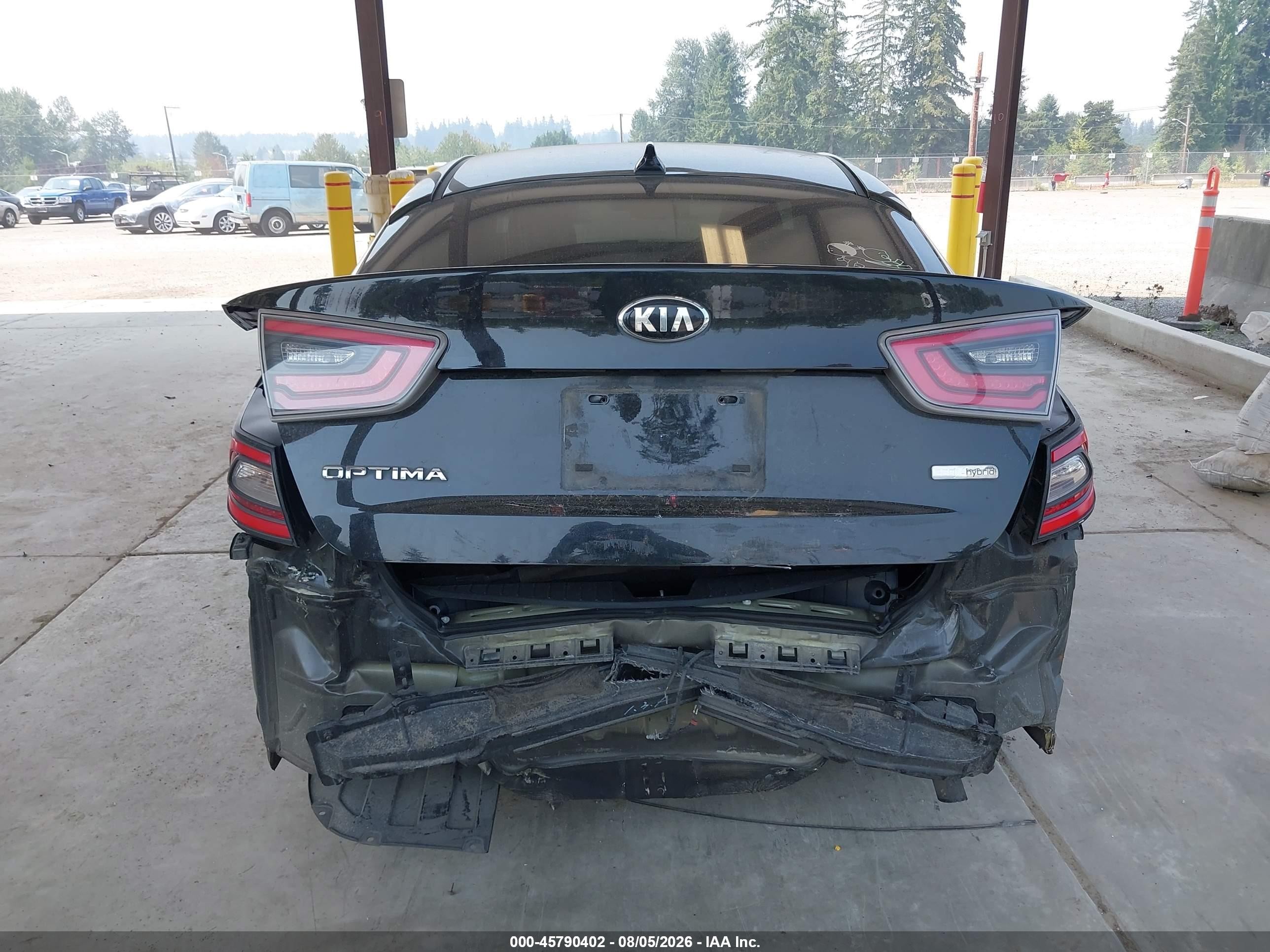 2014 Kia Optima Hybrid Lx Black vin: KNAGM4AD3E5068246