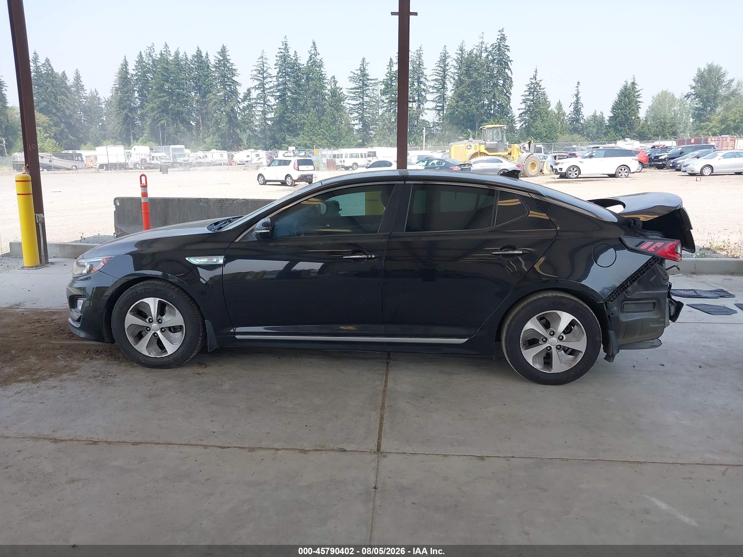 2014 Kia Optima Hybrid Lx Black vin: KNAGM4AD3E5068246