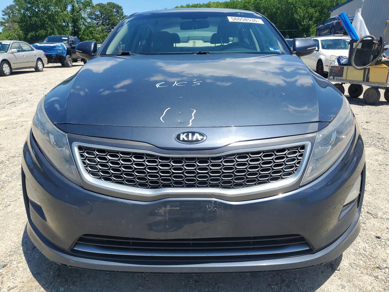 2015 Kia Optima Hybrid Угольный vin: KNAGM4AD3F5077367