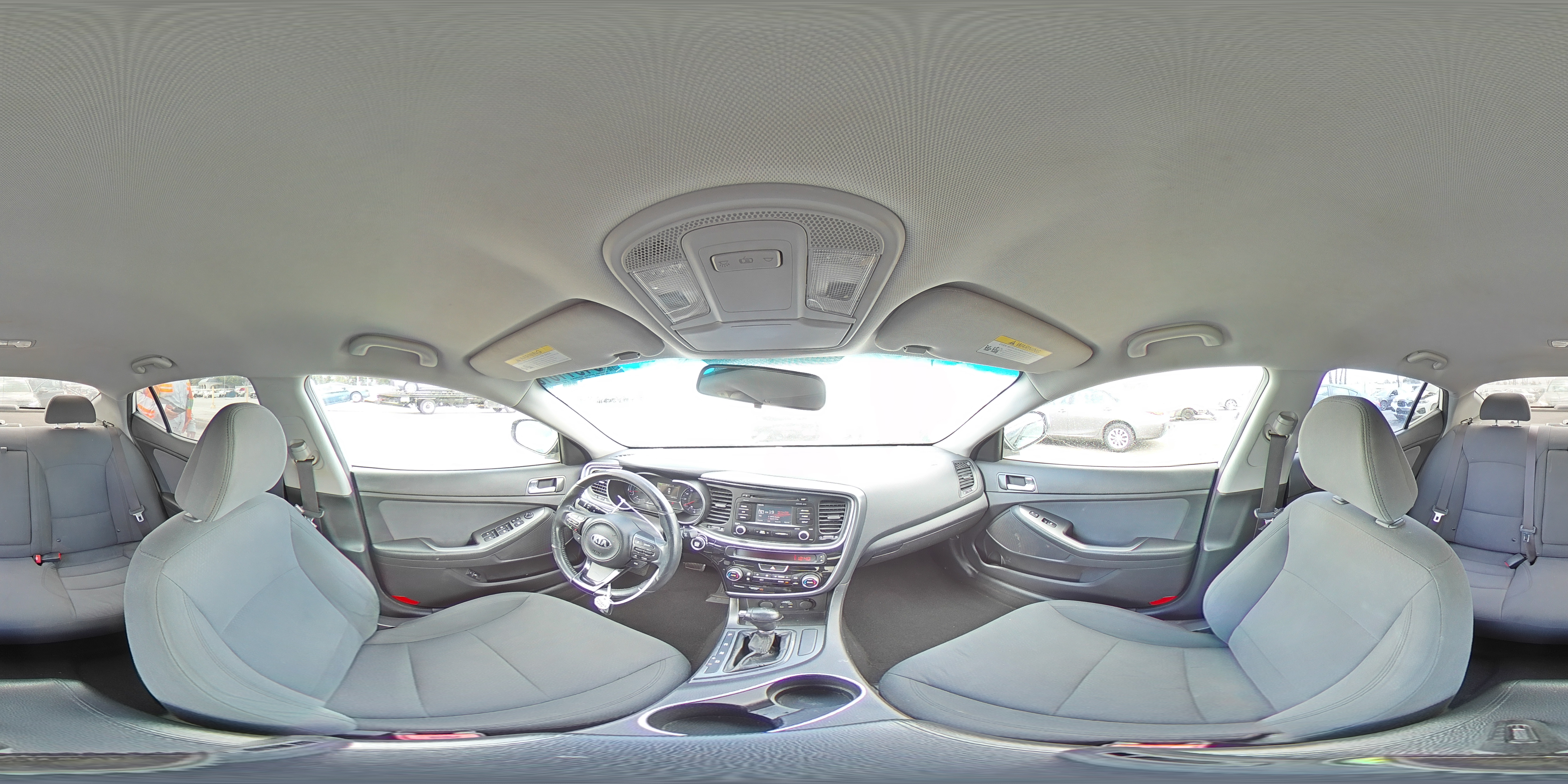 2015 Kia Optima Hybrid White vin: KNAGM4AD3F5083072