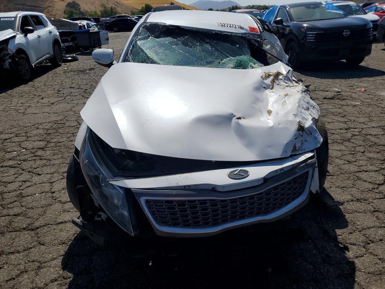 2015 Kia Optima Hybrid White vin: KNAGM4AD3F5085758