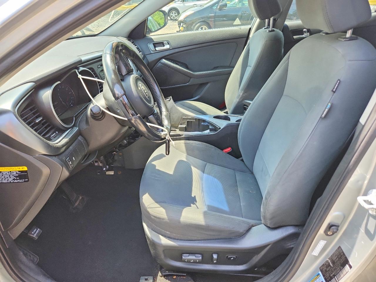 2015 Kia Optima Hybrid Silver vin: KNAGM4AD3F5086232