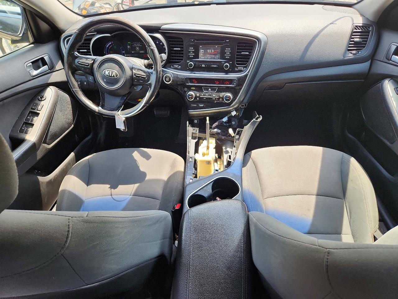 2015 Kia Optima Hybrid Silver vin: KNAGM4AD3F5086232