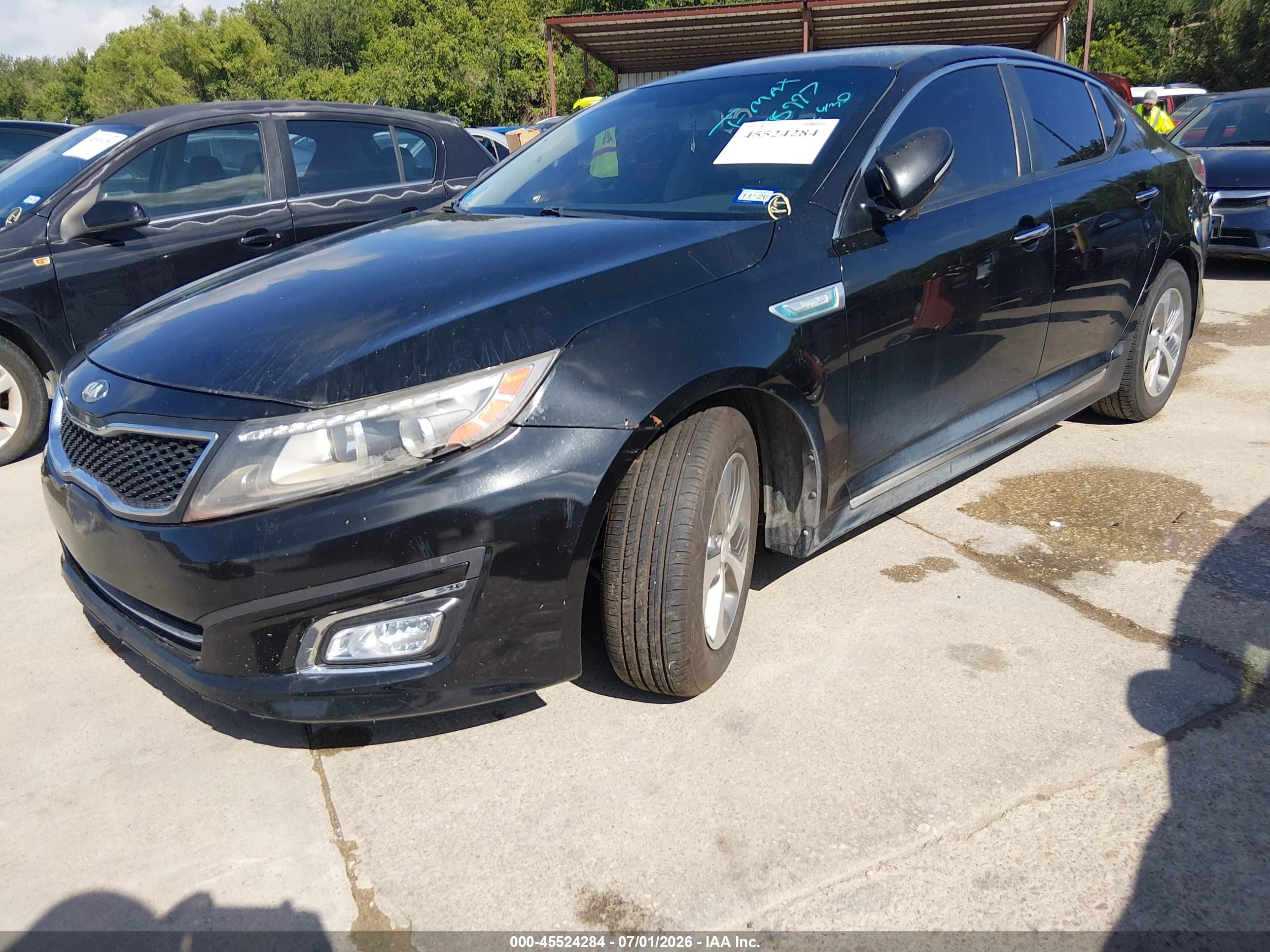 2015 Kia Optima Hybrid   Black vin: KNAGM4AD3F5088997