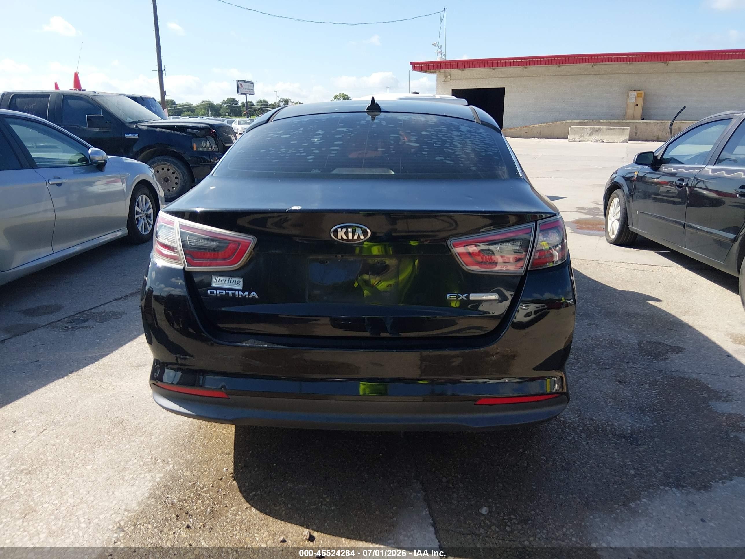 2015 Kia Optima Hybrid   Black vin: KNAGM4AD3F5088997