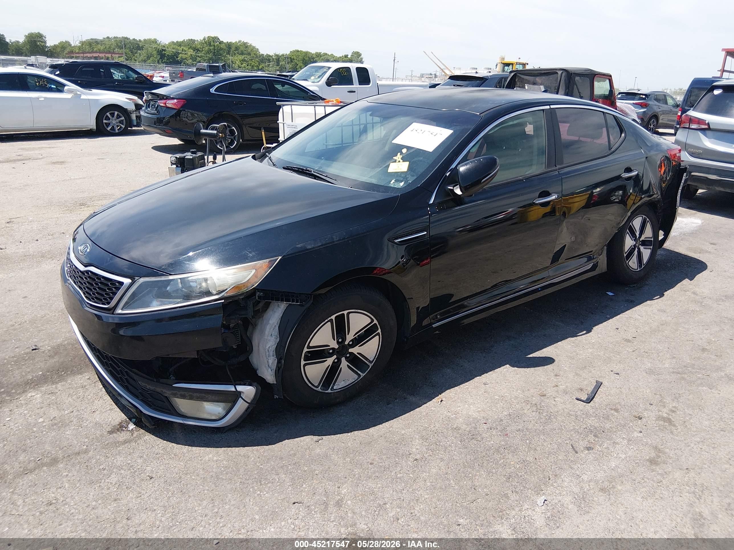 2011 Kia Optima Hybrid Ex Black vin: KNAGM4AD4B5002770