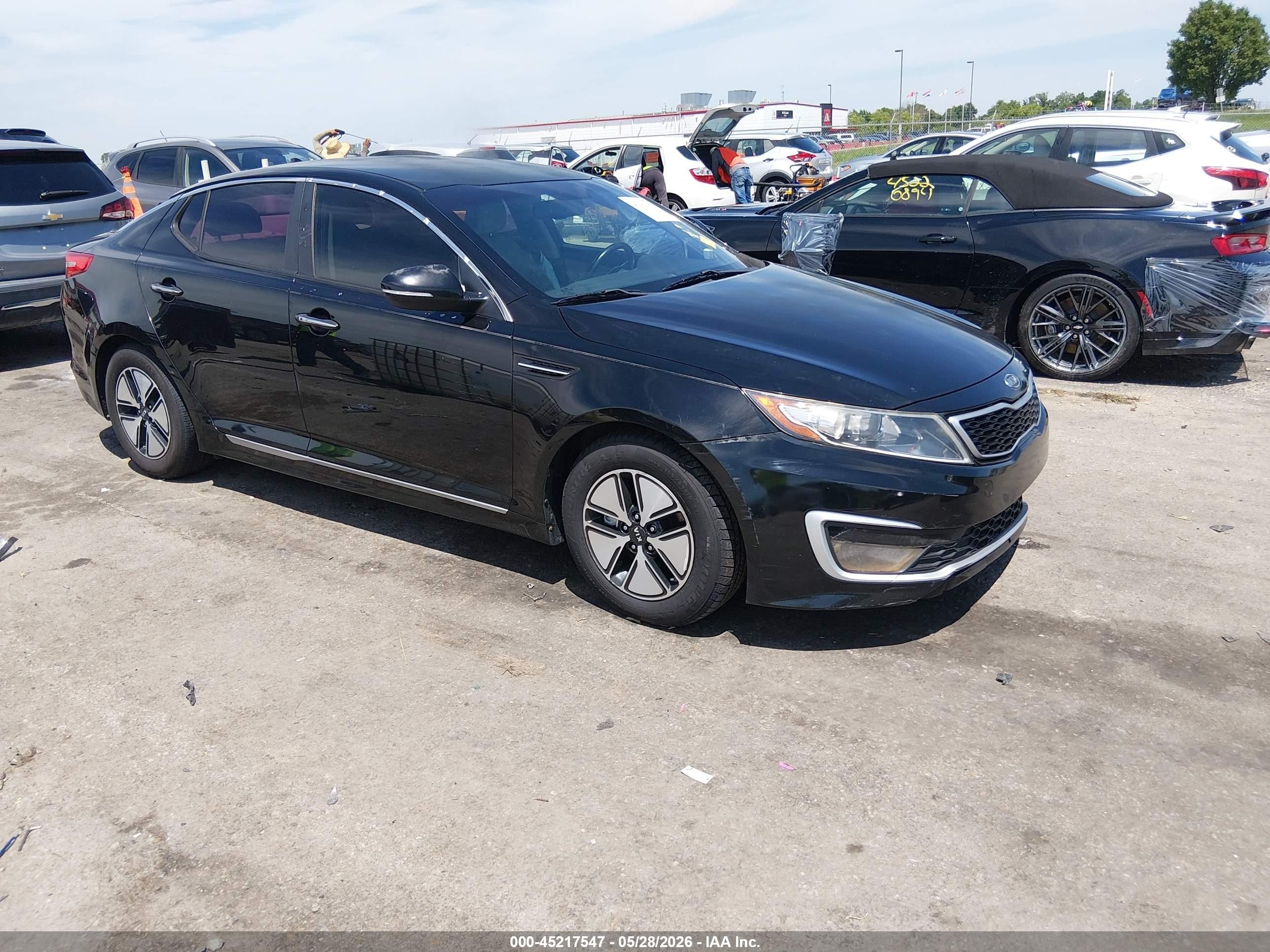 2011 Kia Optima Hybrid Ex Black vin: KNAGM4AD4B5002770