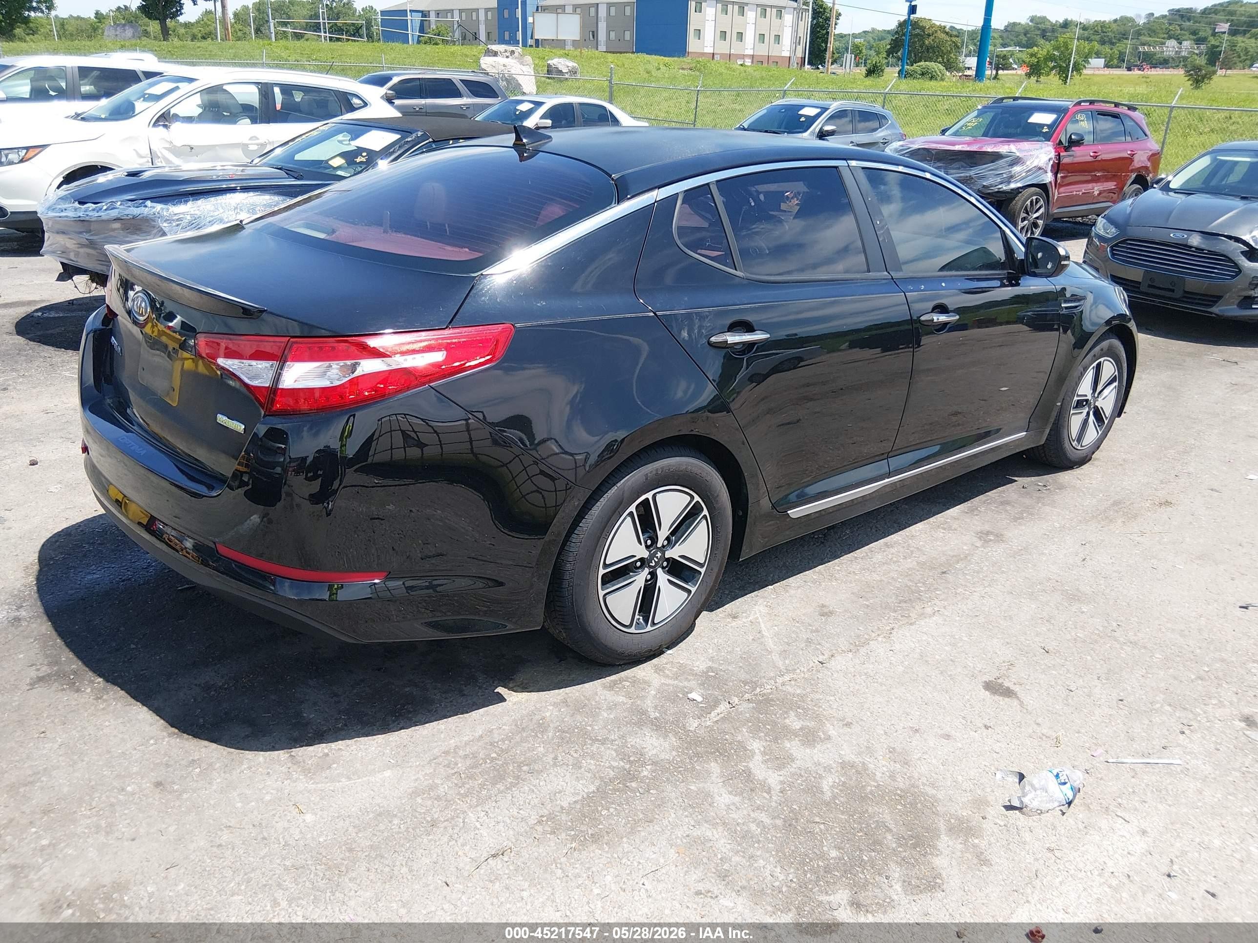 2011 Kia Optima Hybrid Ex Black vin: KNAGM4AD4B5002770