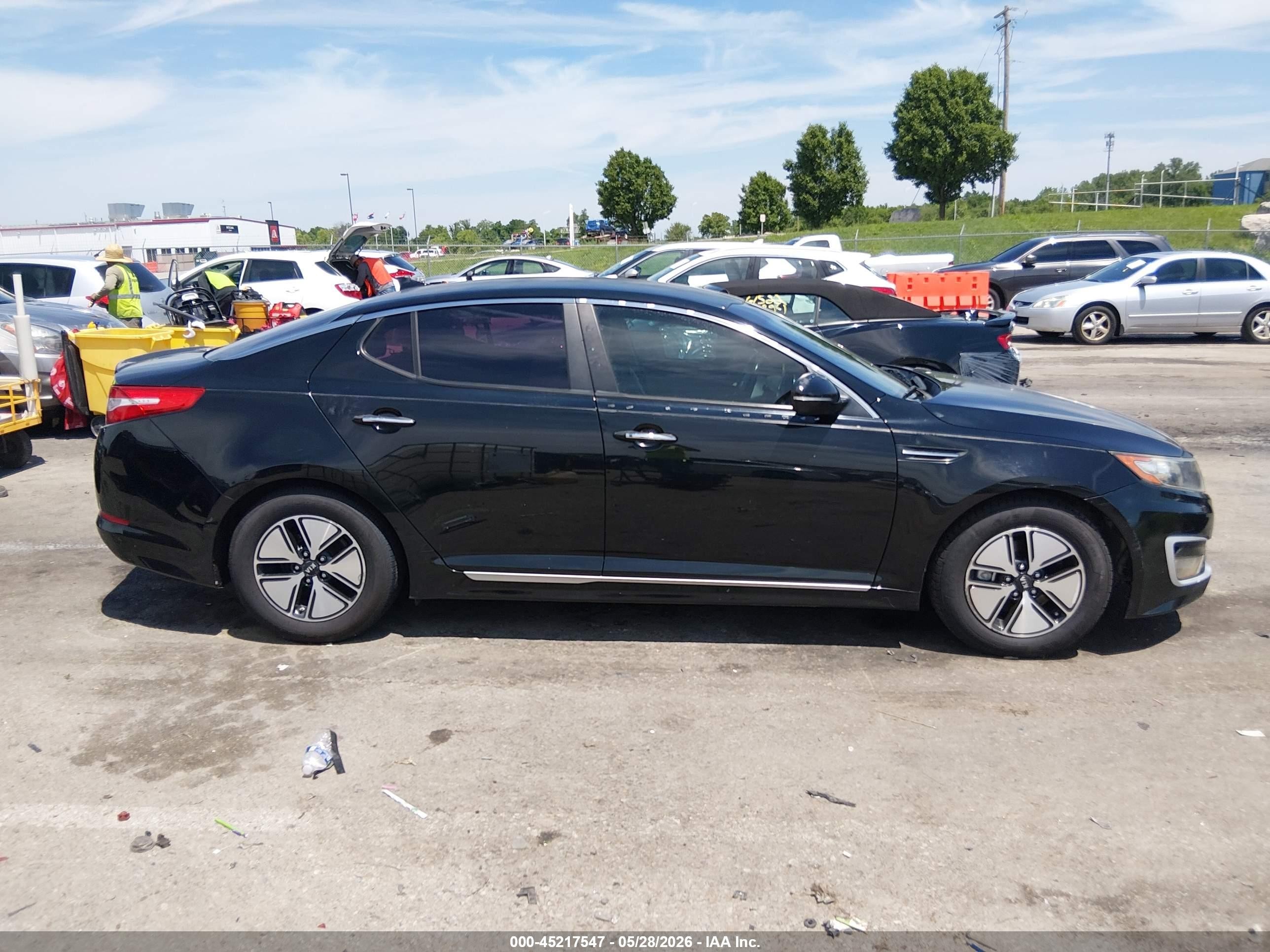 2011 Kia Optima Hybrid Ex Black vin: KNAGM4AD4B5002770
