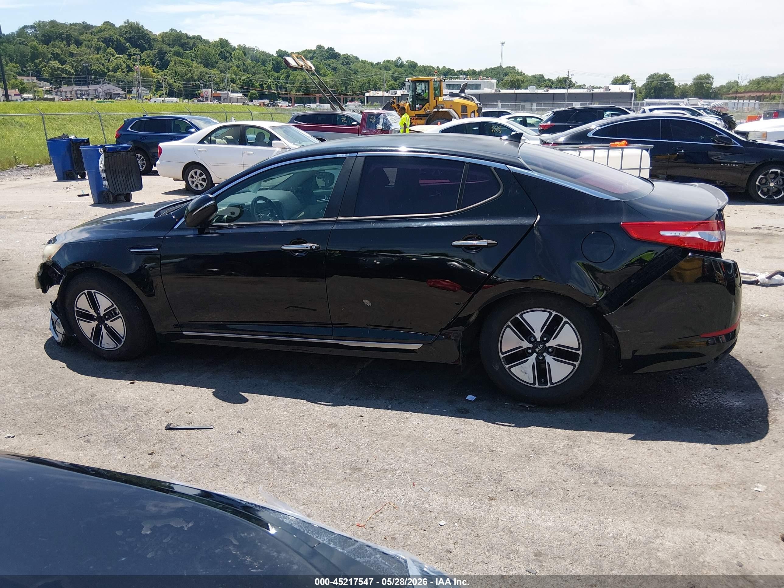 2011 Kia Optima Hybrid Ex Black vin: KNAGM4AD4B5002770