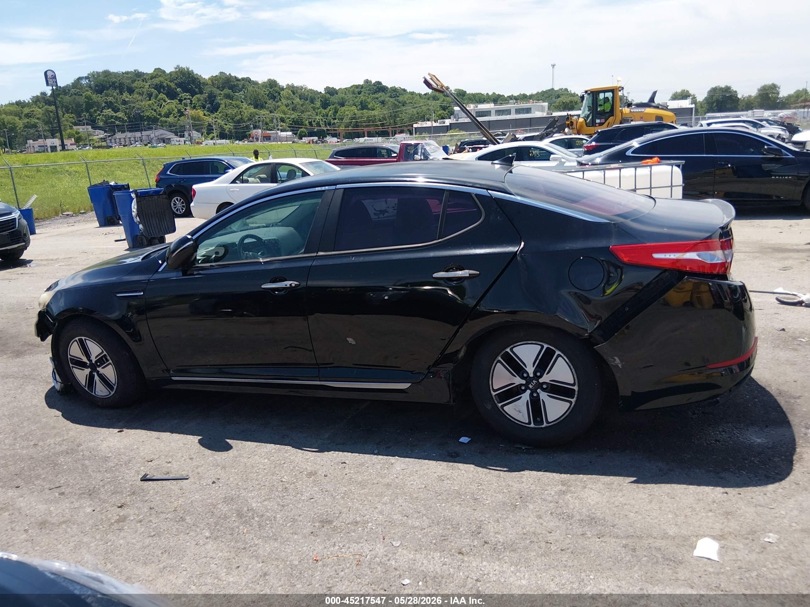 2011 Kia Optima Hybrid Ex Black vin: KNAGM4AD4B5002770