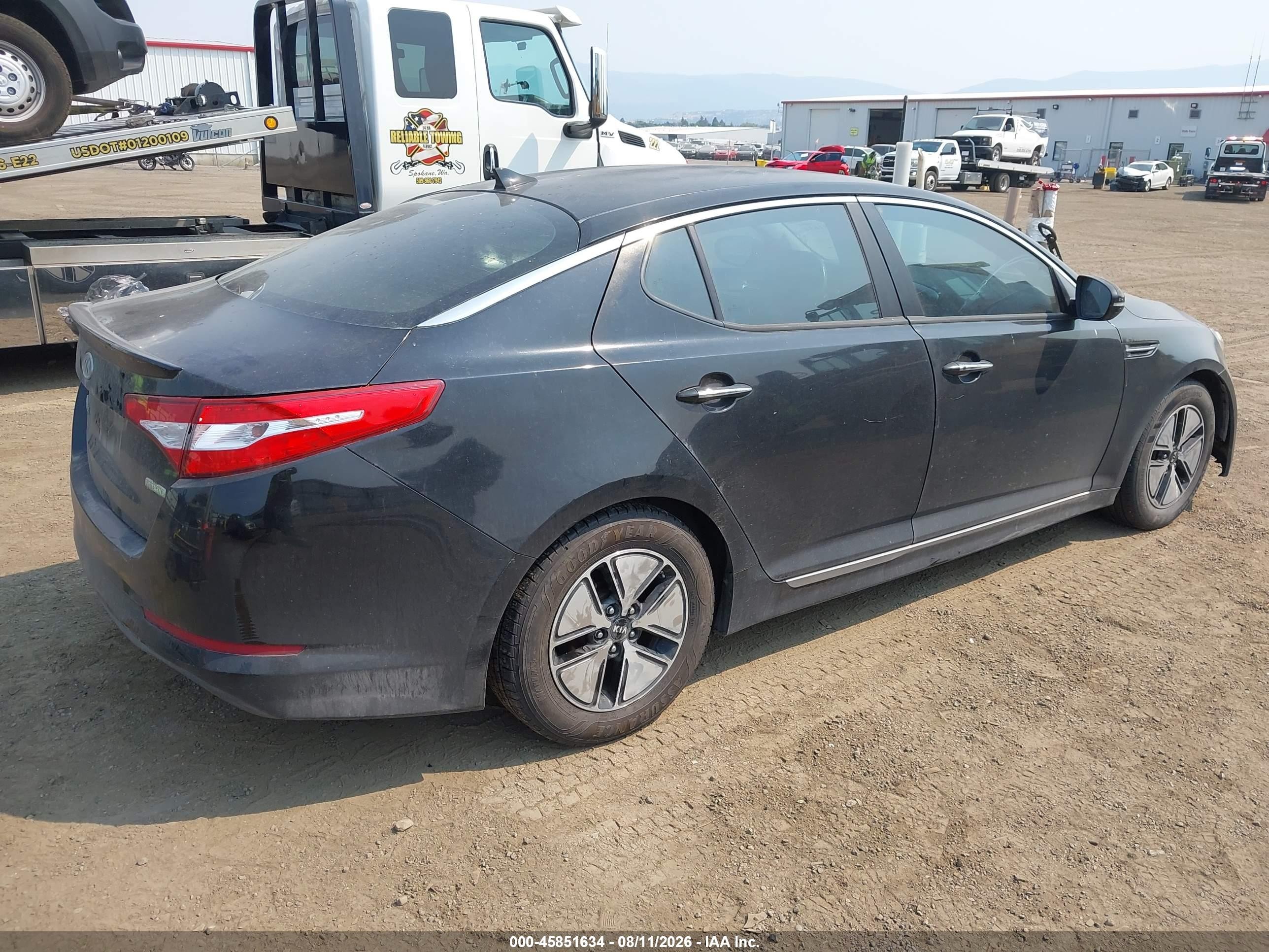2012 Kia Optima Hybrid Ex Black vin: KNAGM4AD4C5010675