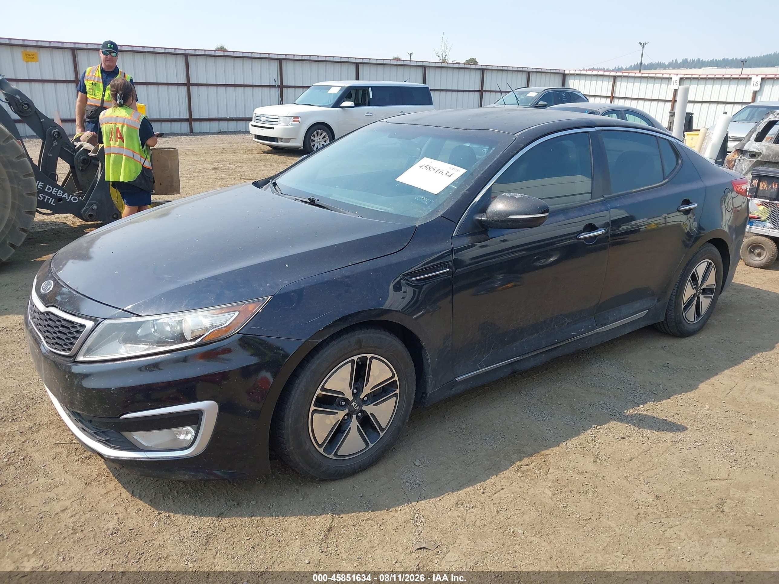 2012 Kia Optima Hybrid Ex Black vin: KNAGM4AD4C5010675