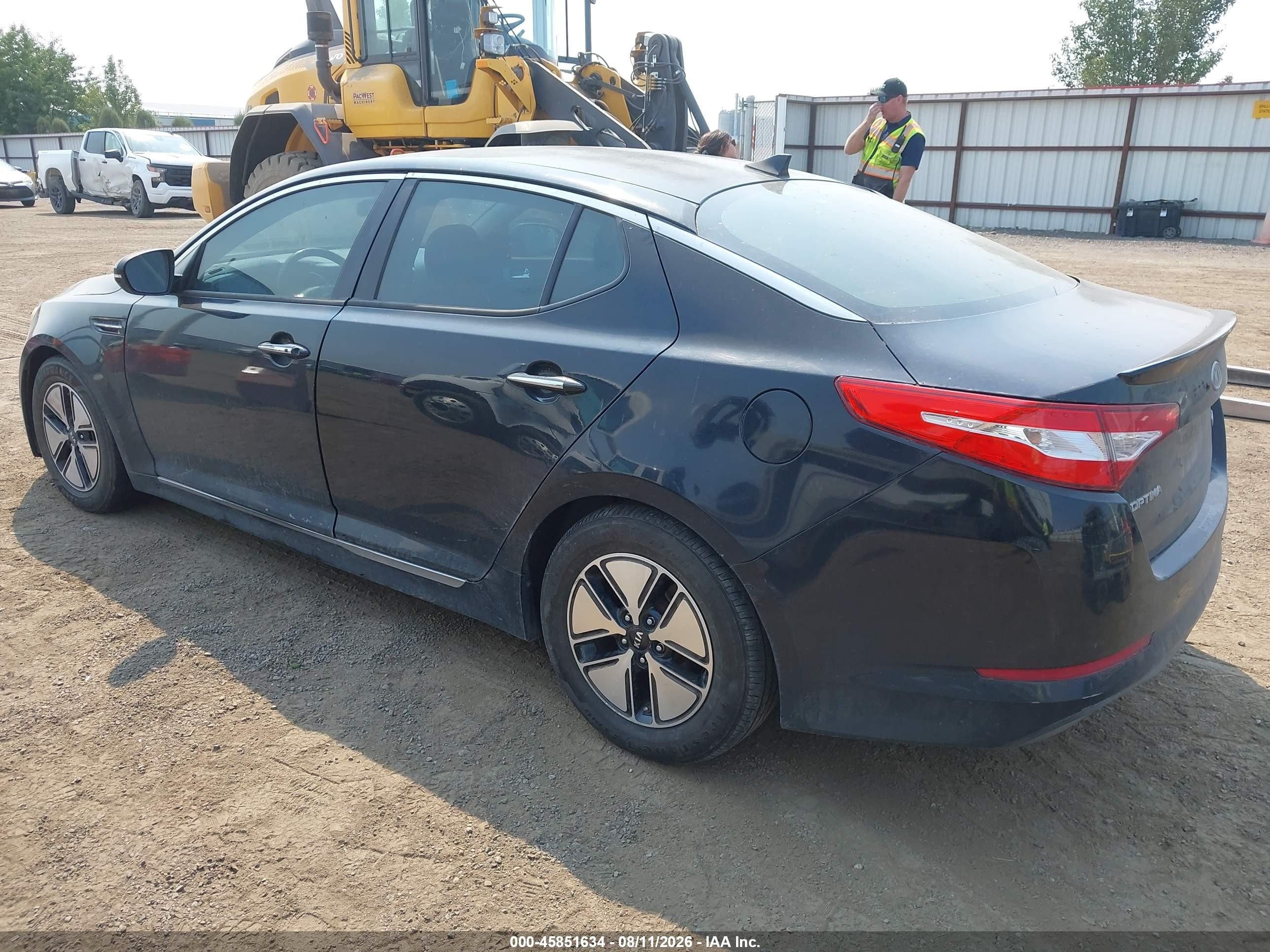 2012 Kia Optima Hybrid Ex Black vin: KNAGM4AD4C5010675
