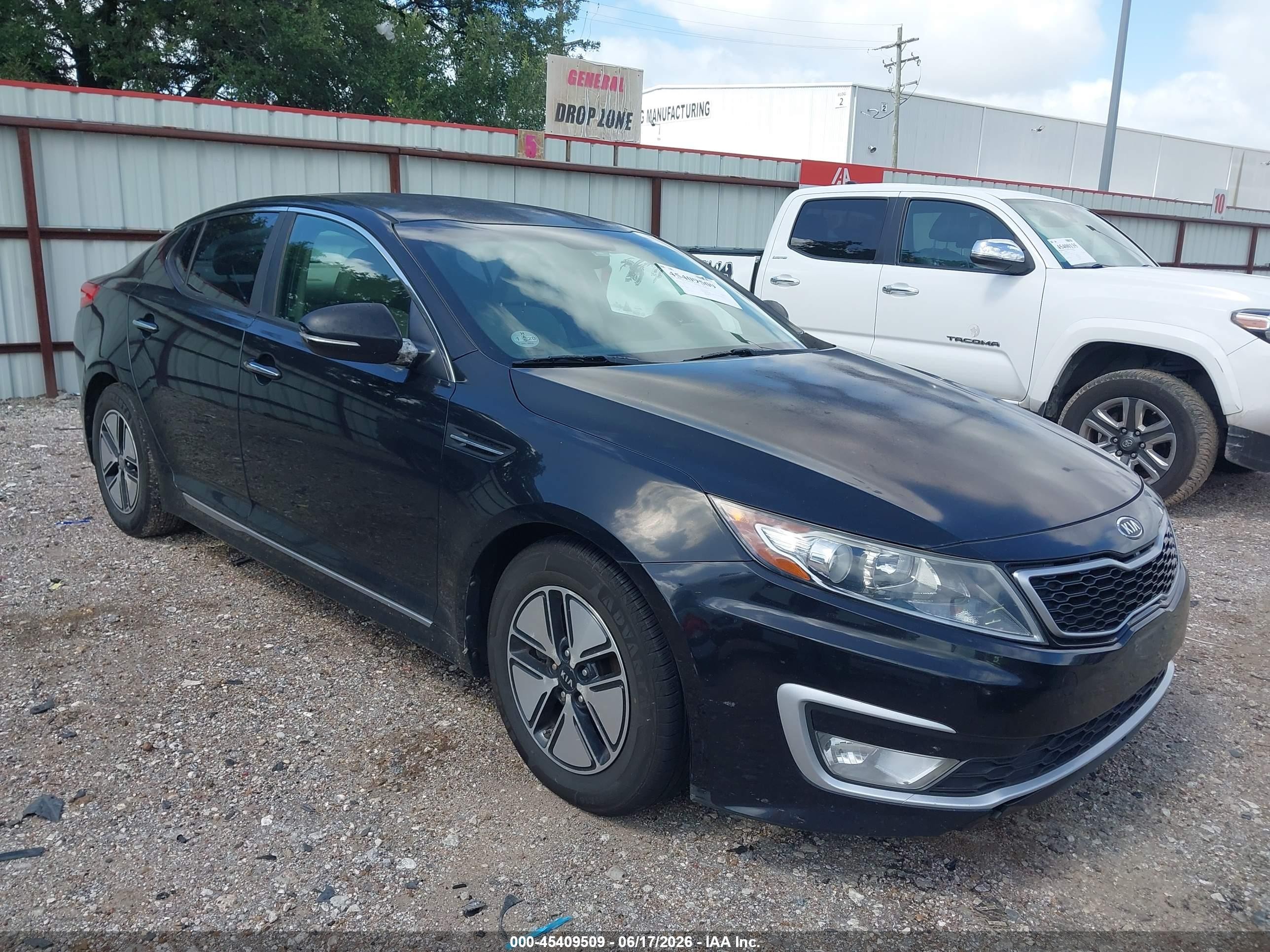 2012 Kia Optima Hybrid Ex Black vin: KNAGM4AD4C5020087