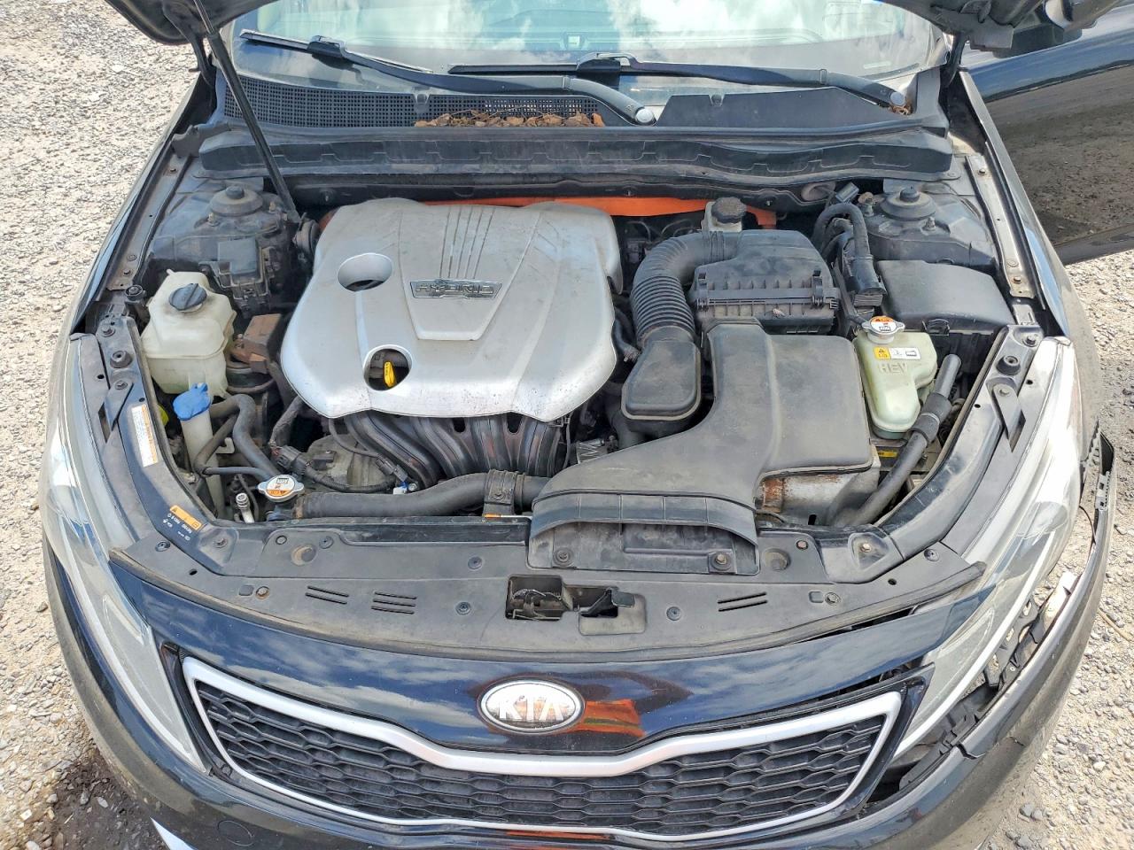 2013 Kia Optima Hybrid Black vin: KNAGM4AD4D5038221